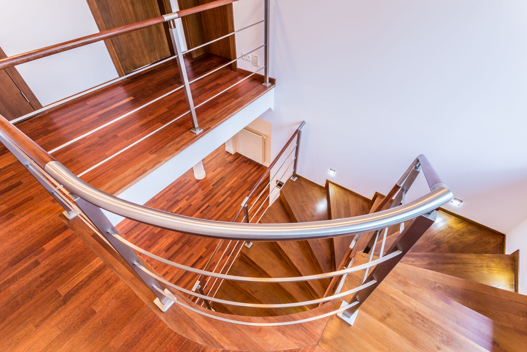open spiral staircase