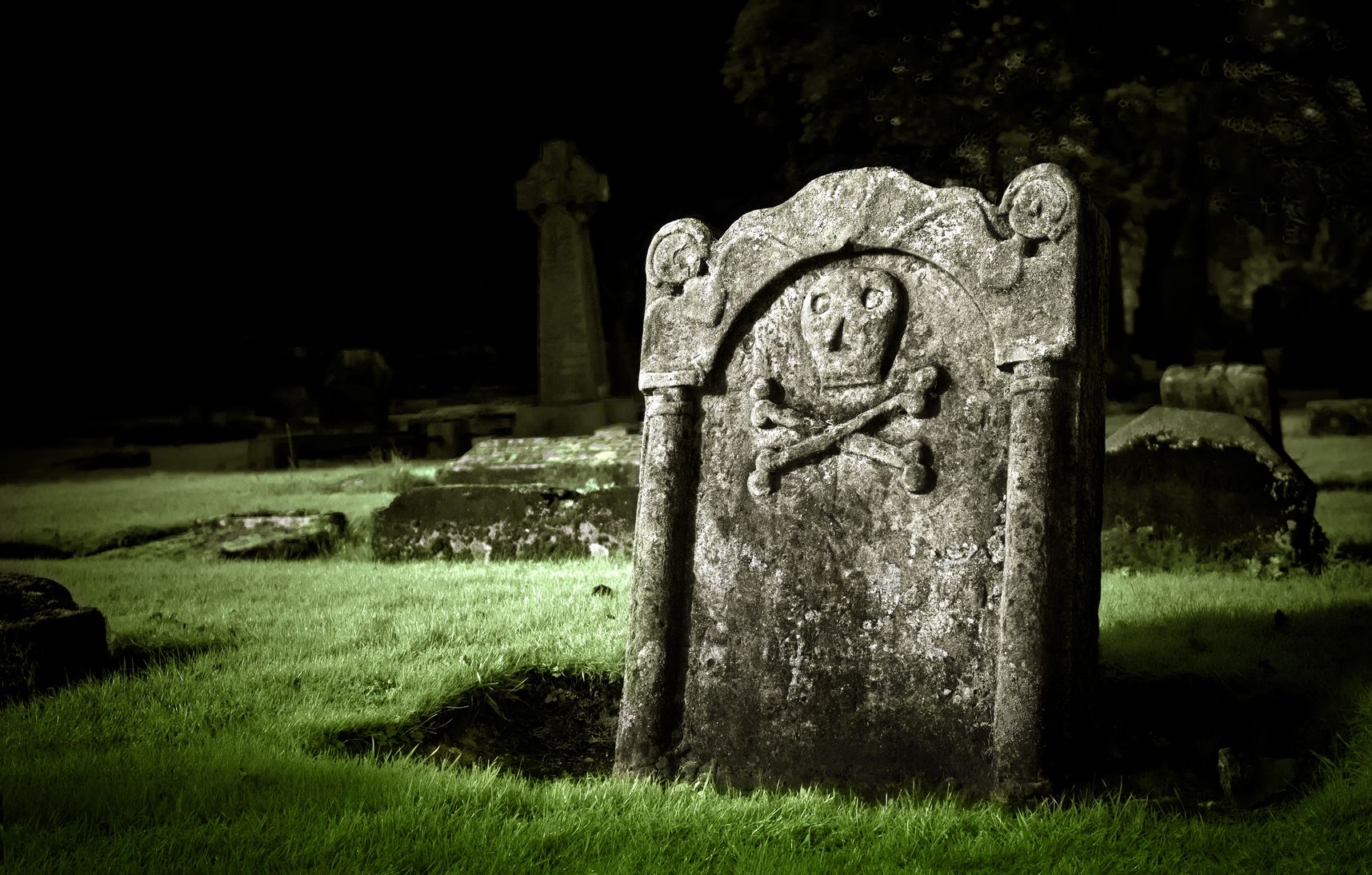 halloween graveyard