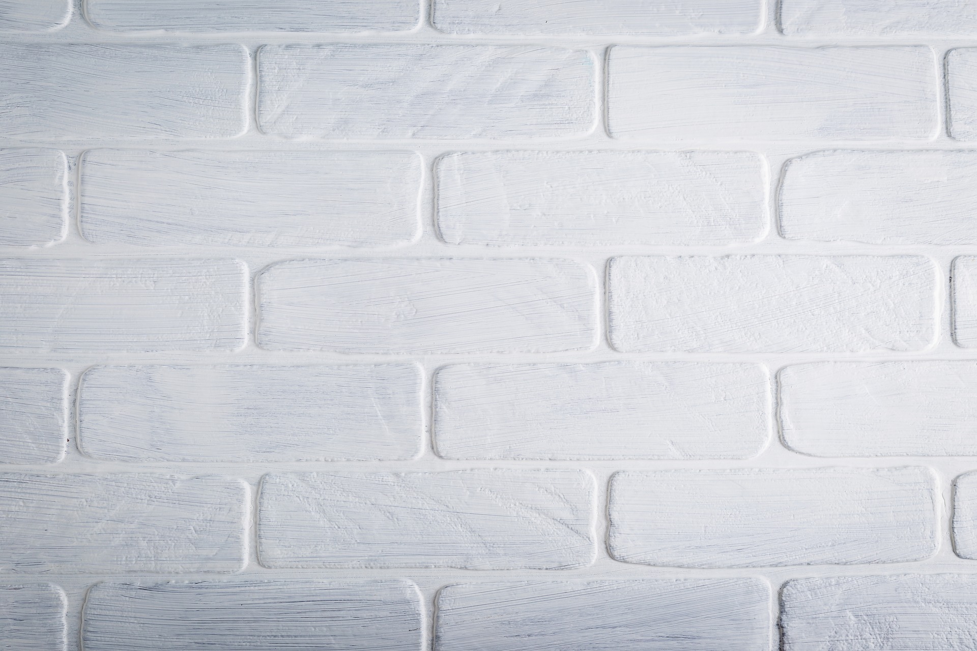 white brick siding