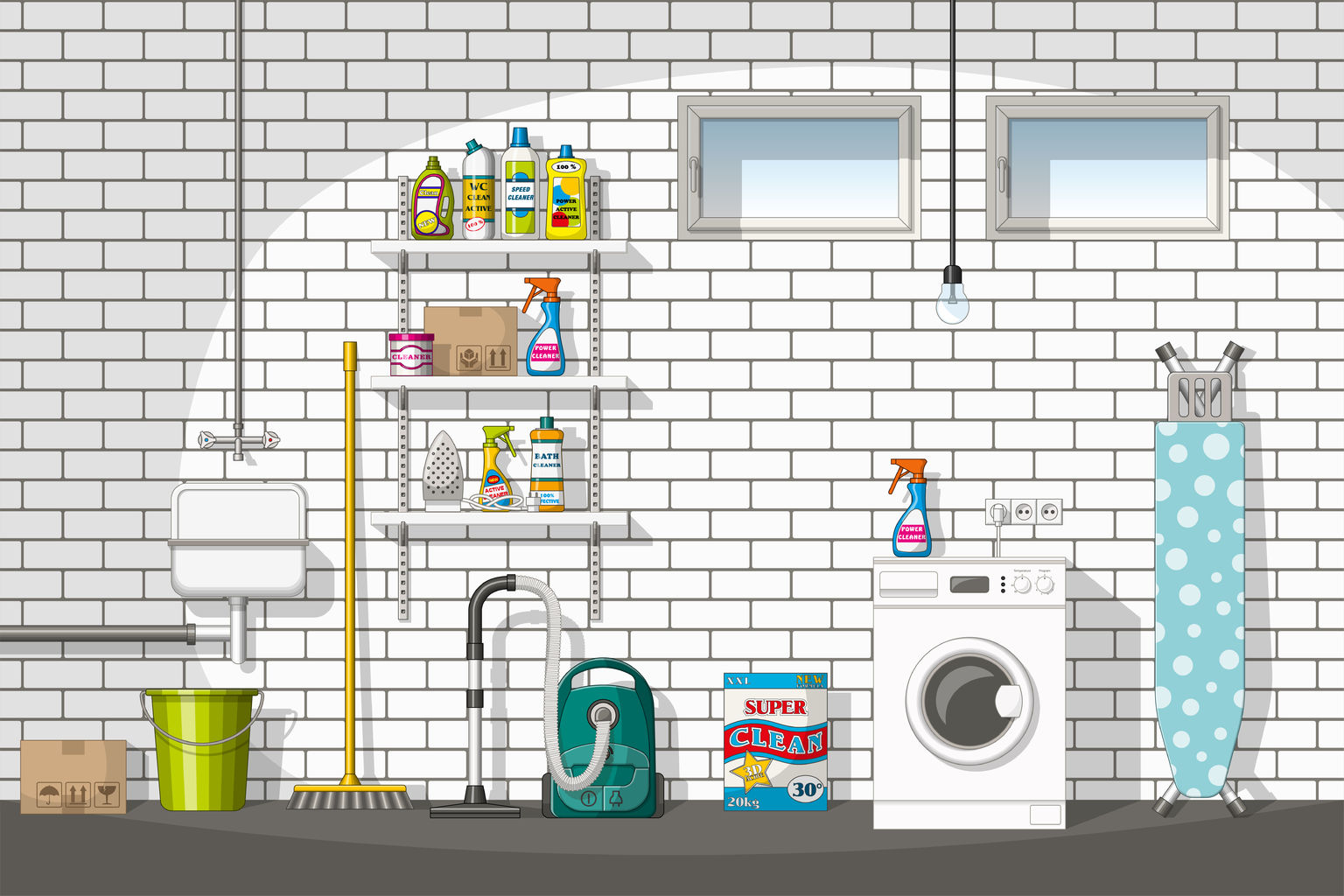 home utility room