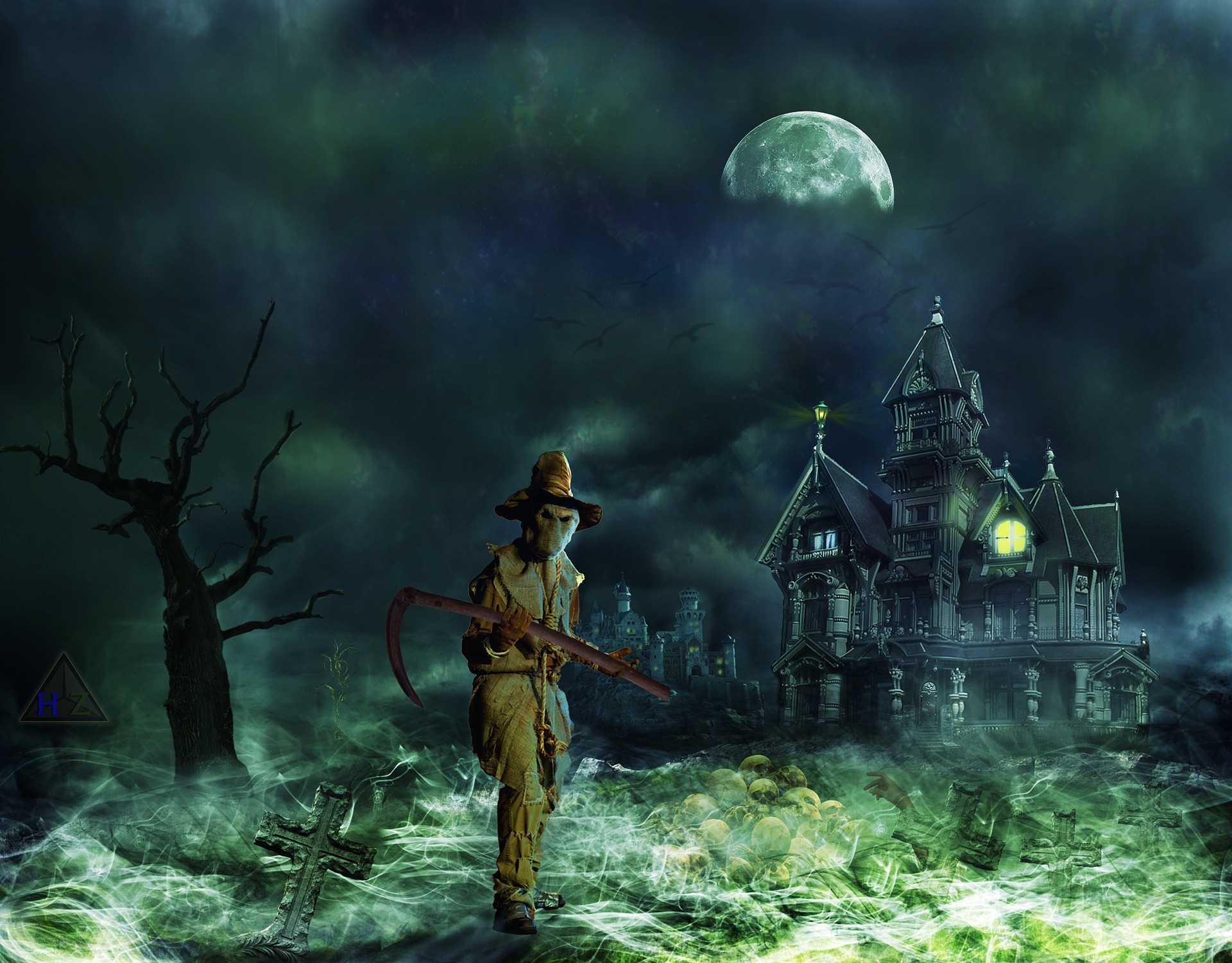 grim reaper haunted house
