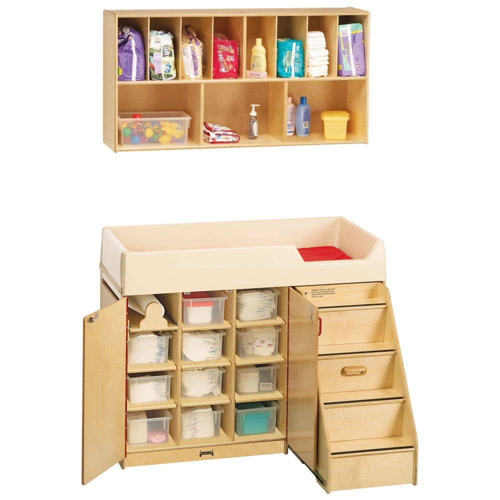 stair changing table