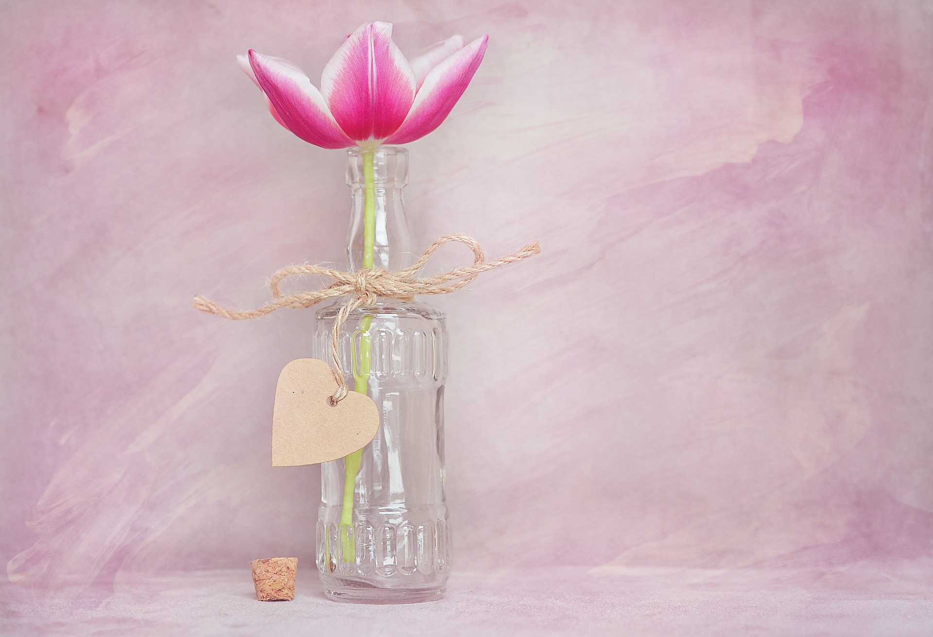 bottle flower vase