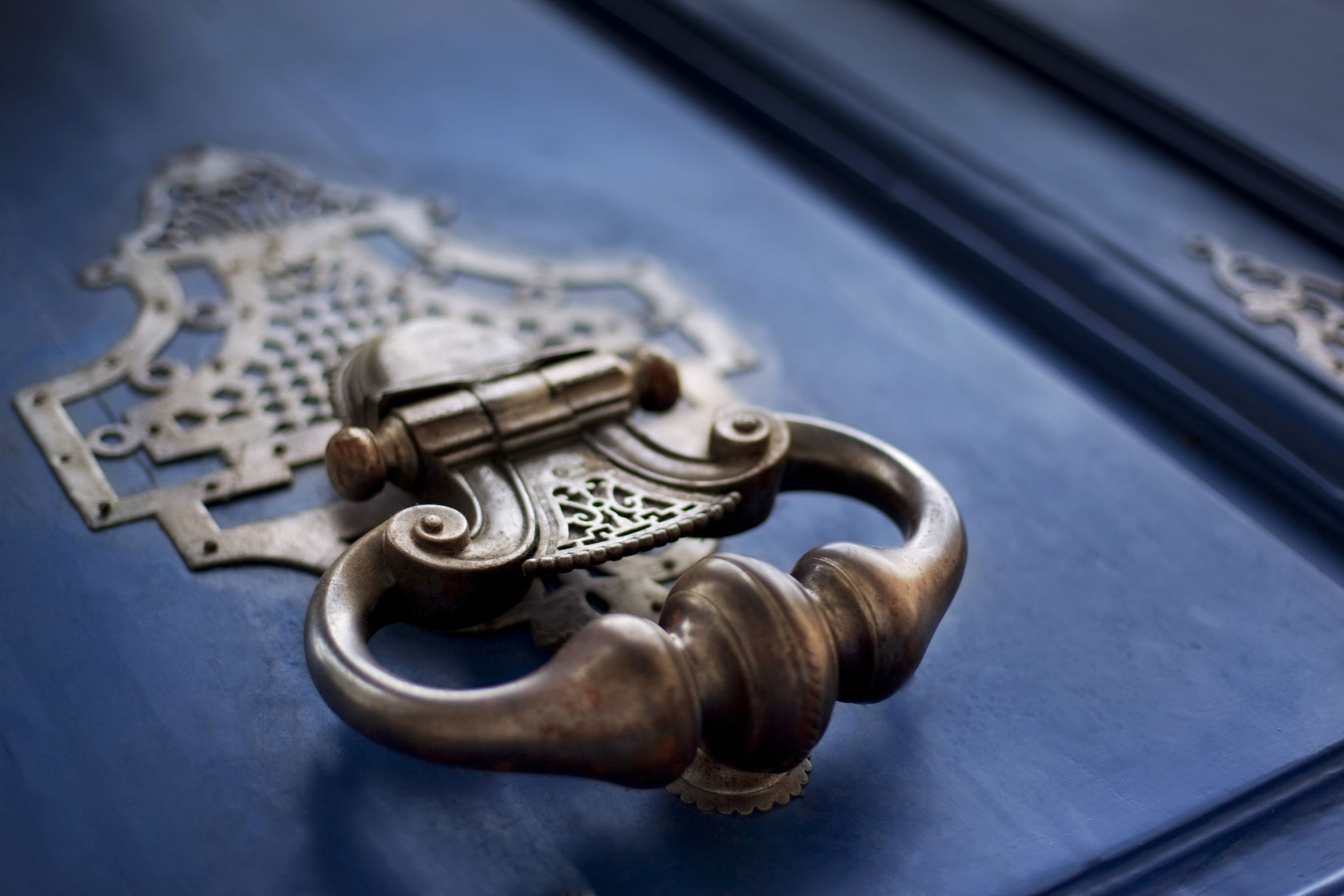 bronze door knocker