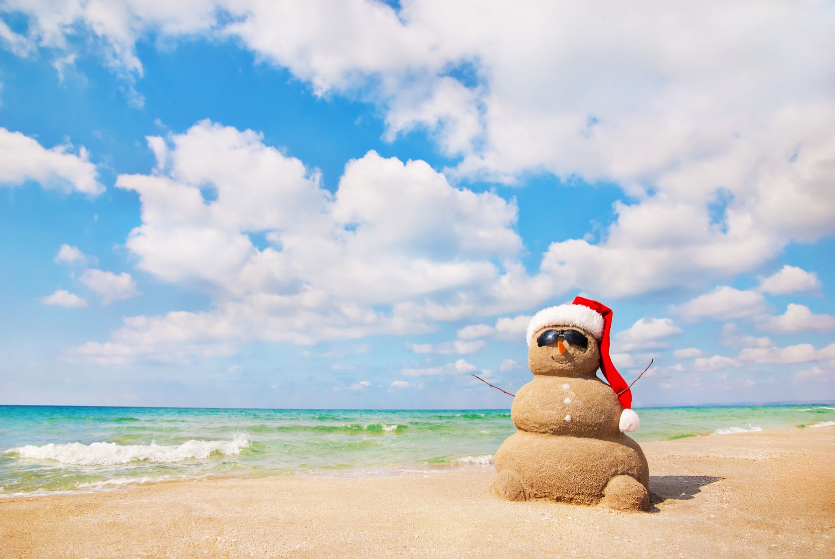 sandy snowman