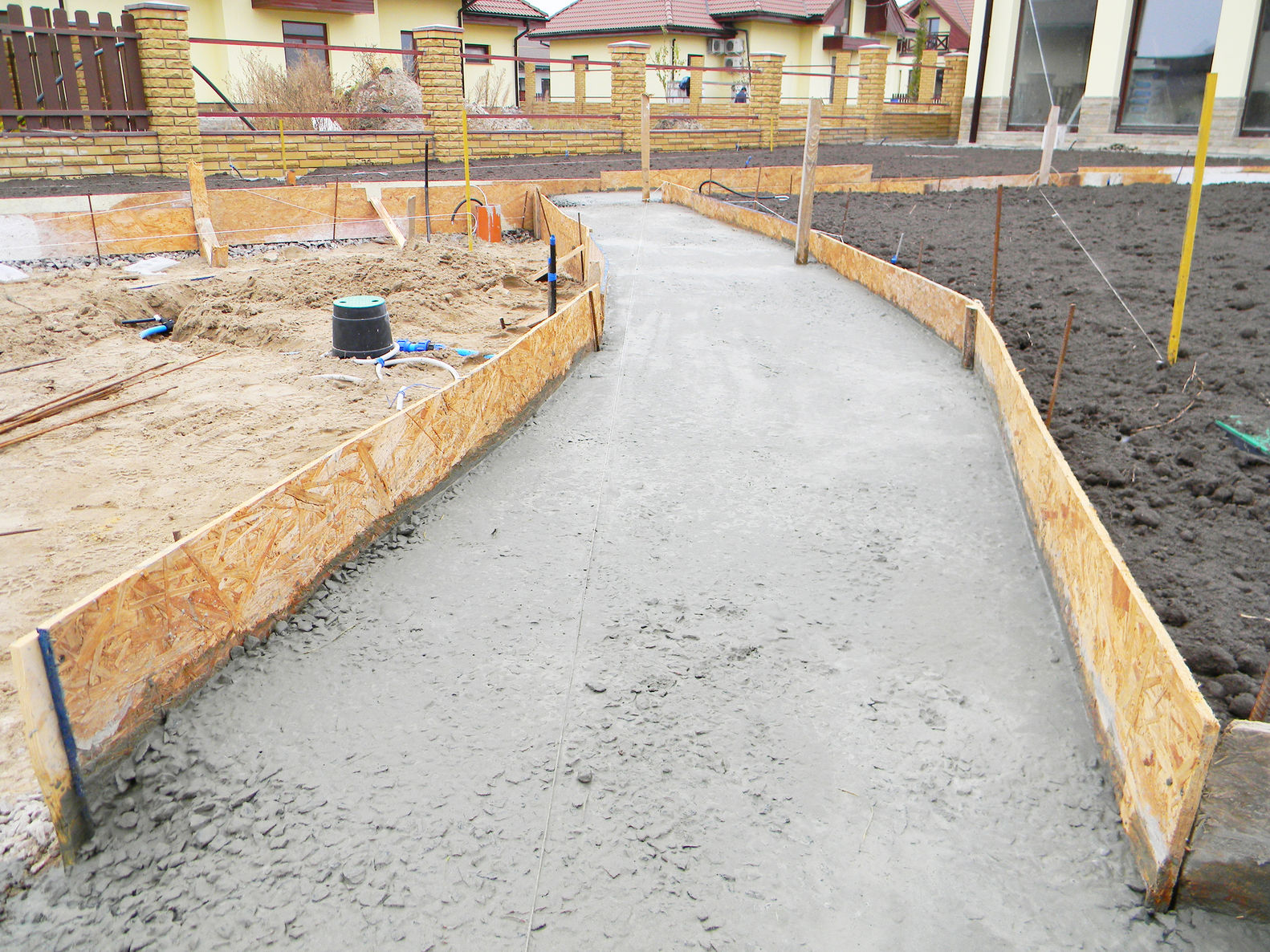 walkway installation