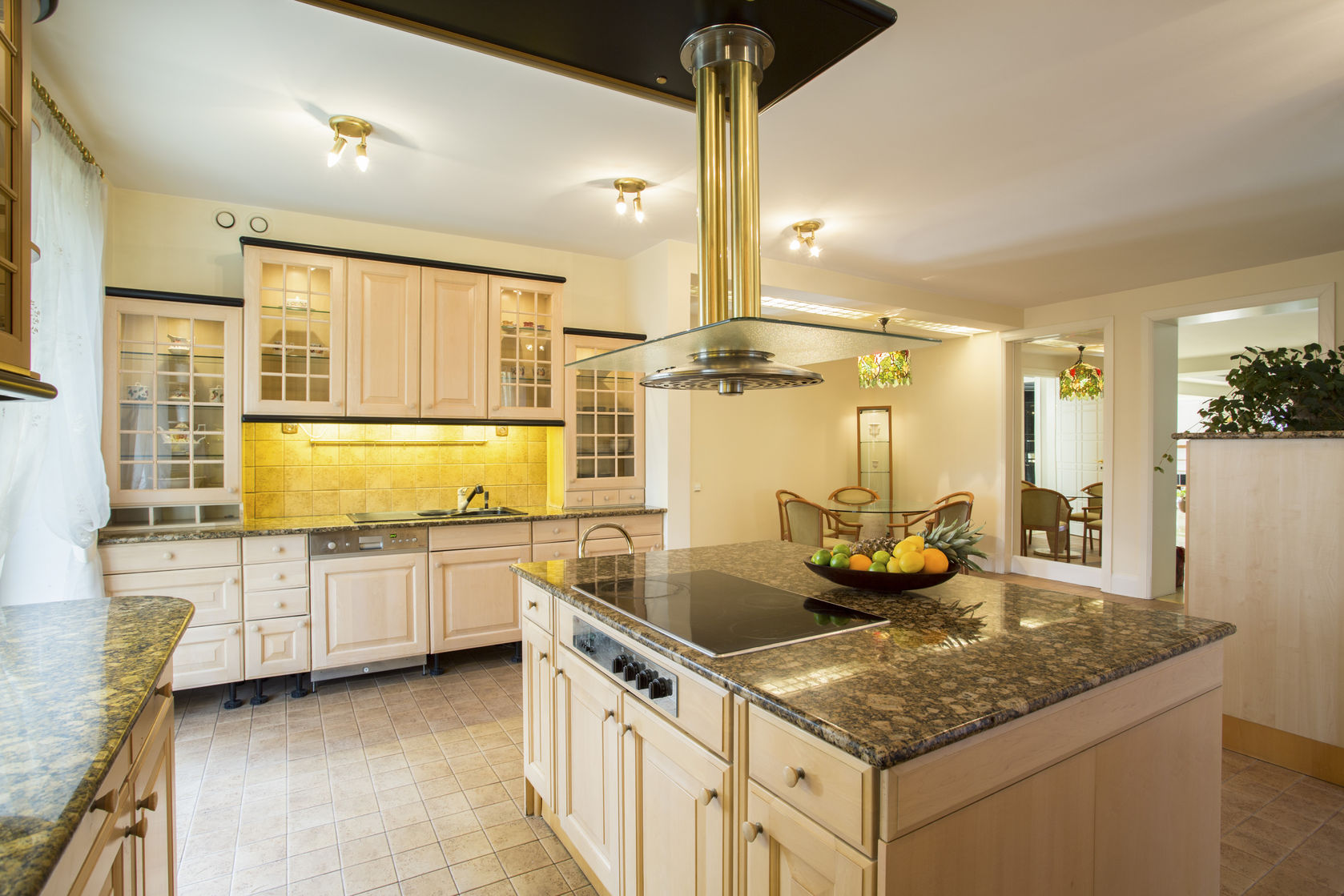 marble top kitchen island