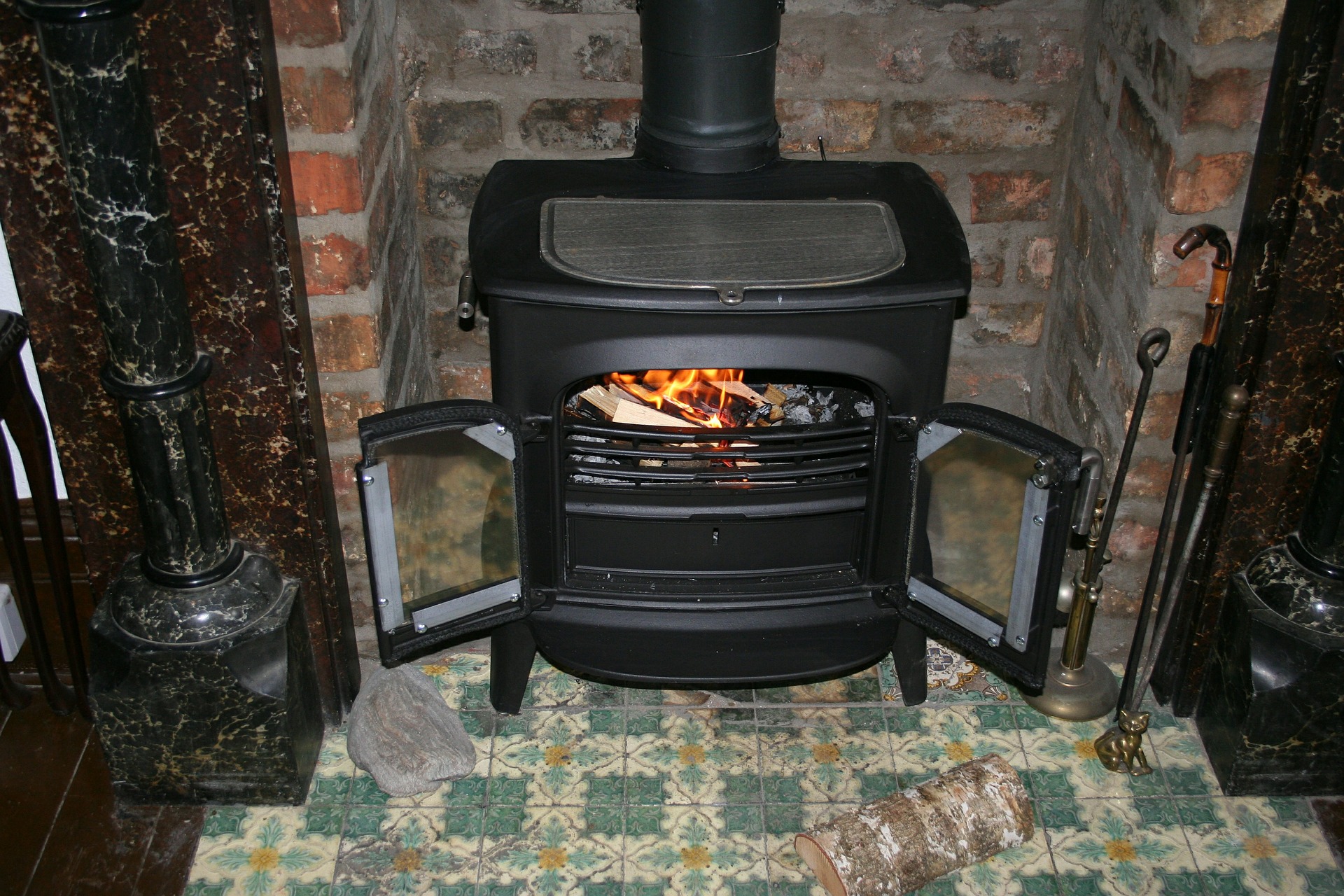 wood burning stove