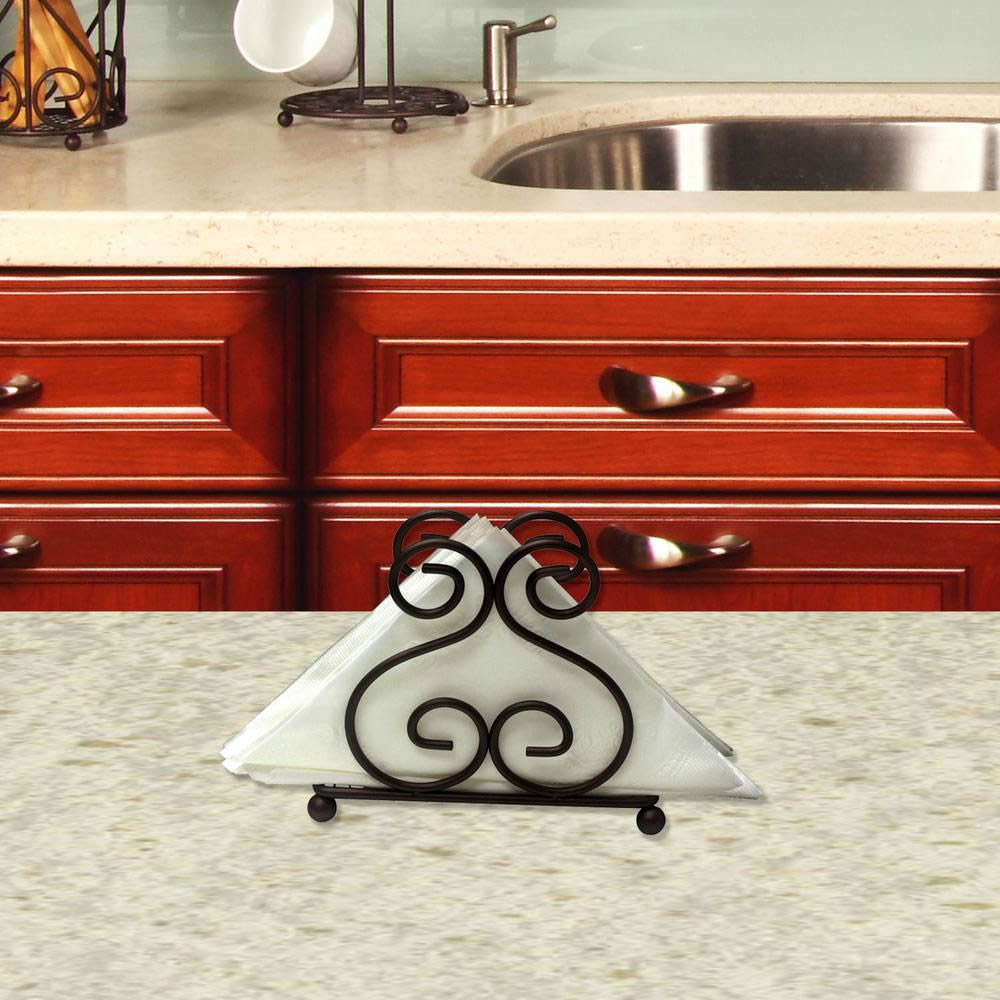 iron napkin holder
