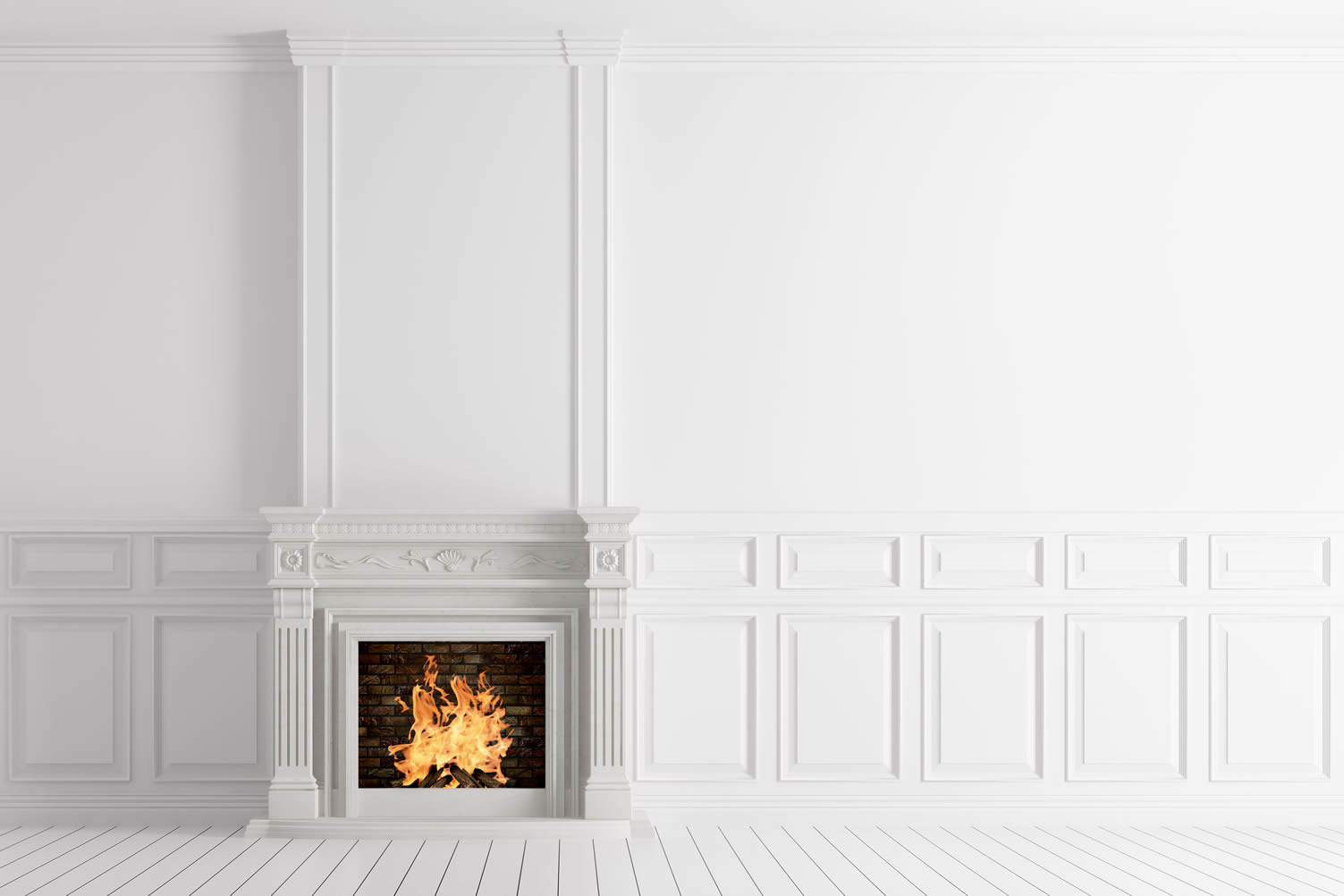 paneled wall