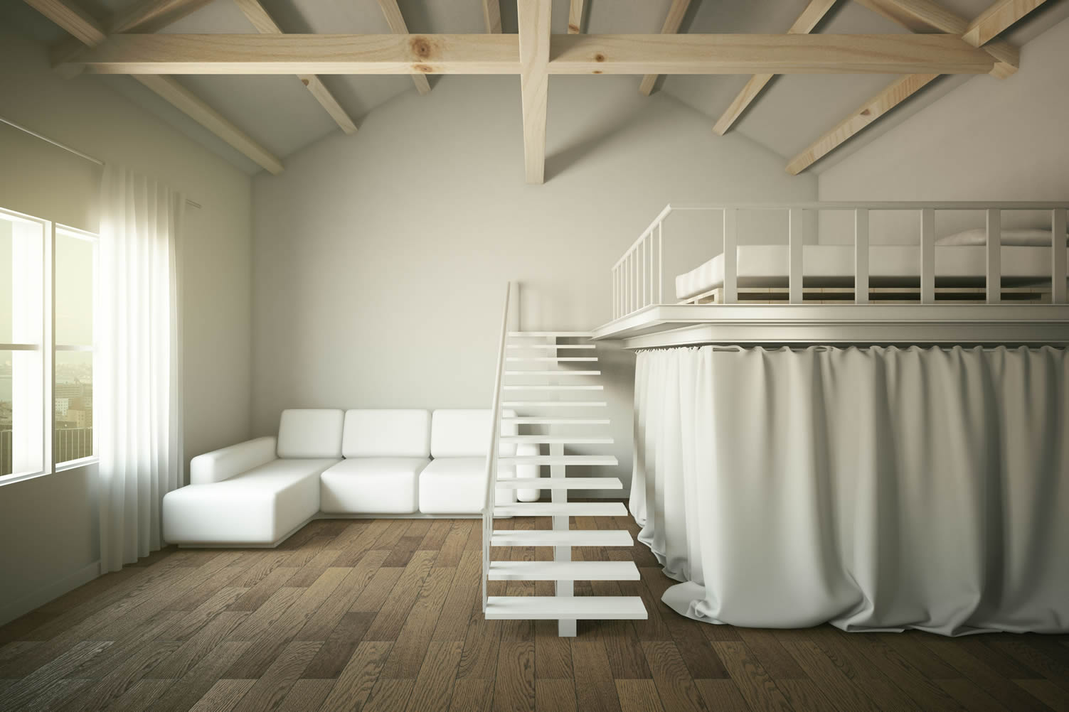 loft bedroom
