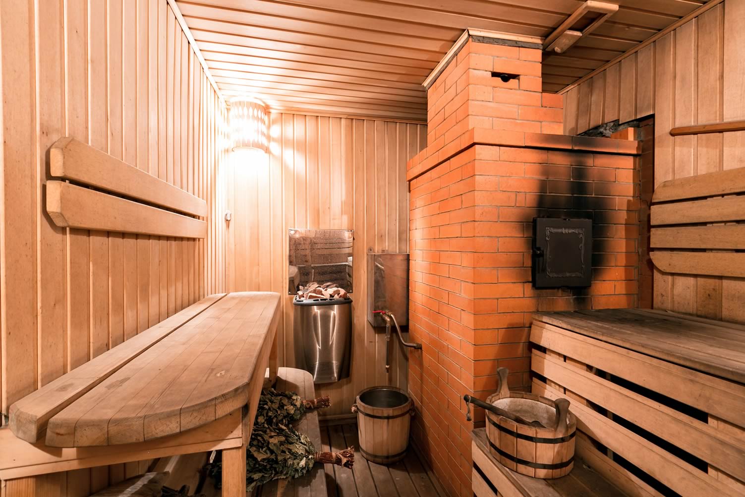 sauna room