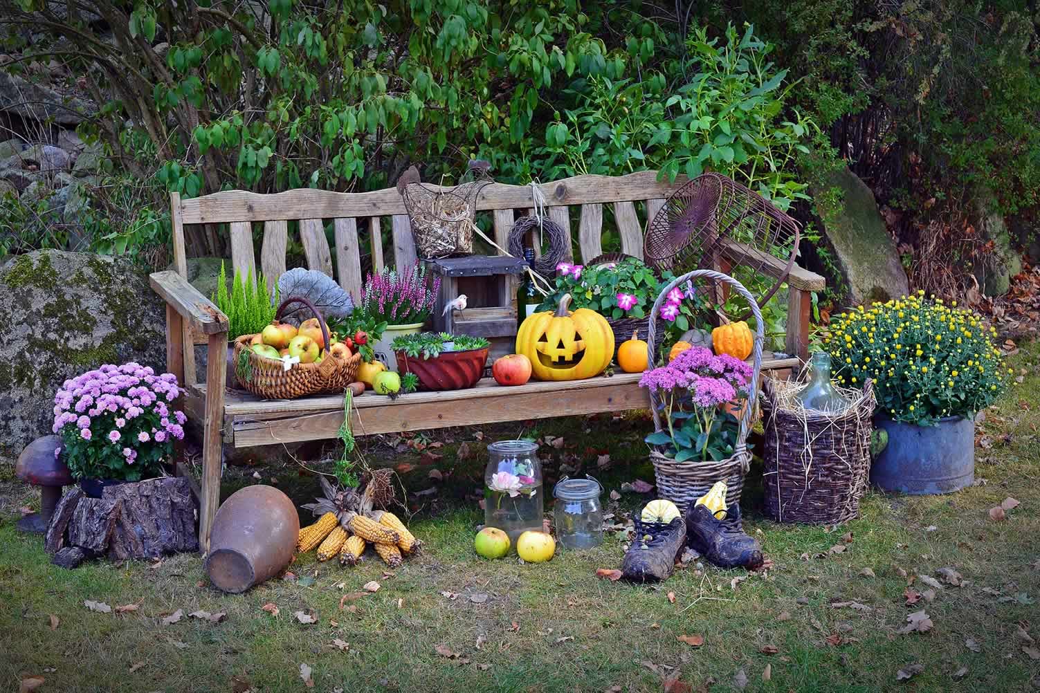 bench decor
