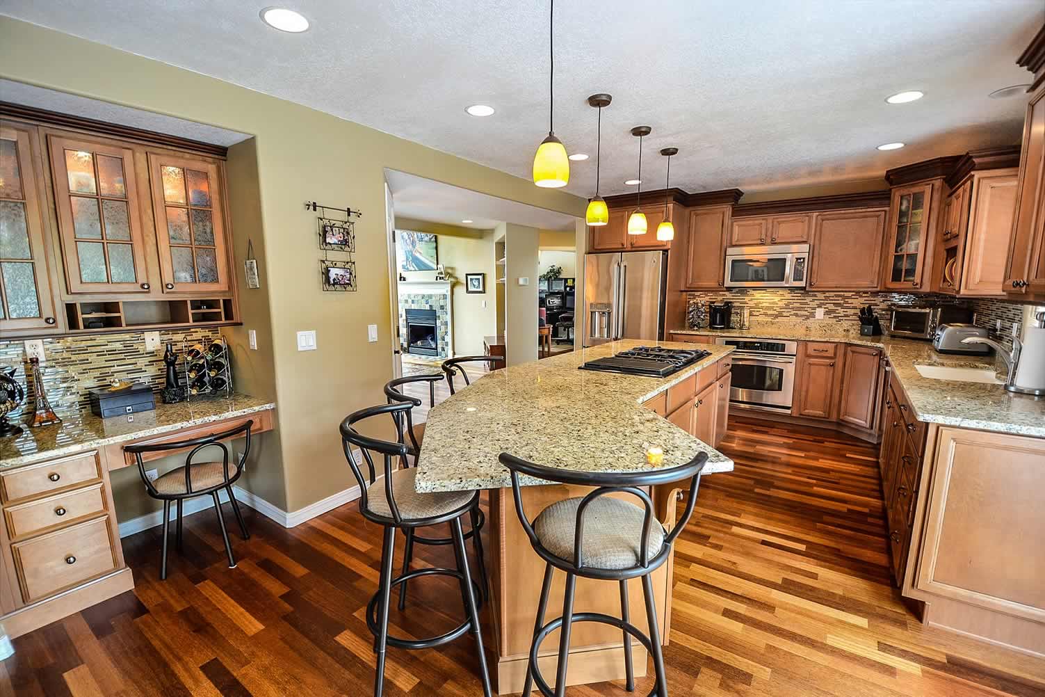 granite kitchen countertop