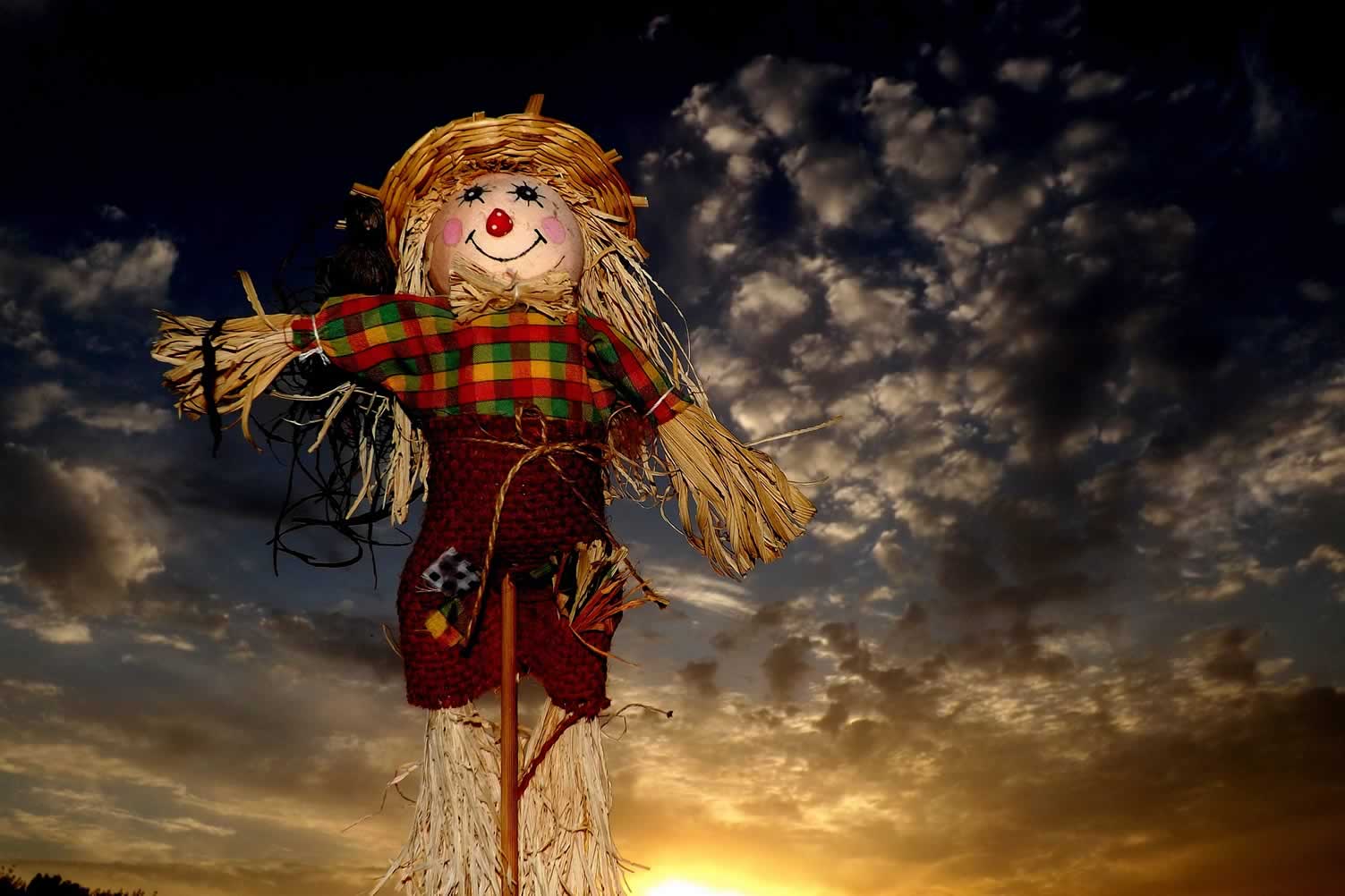 scarecrow to come down