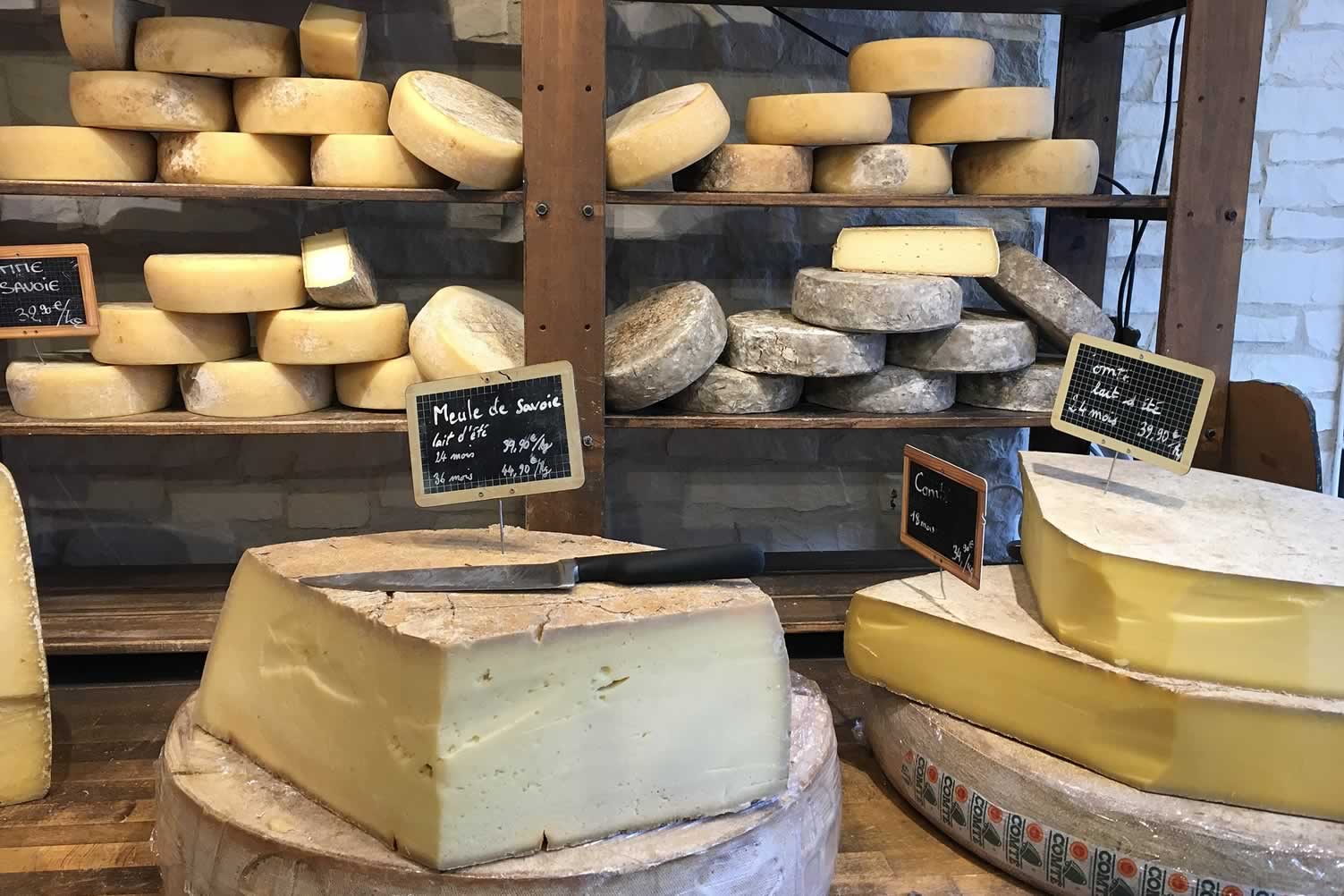 making cheese