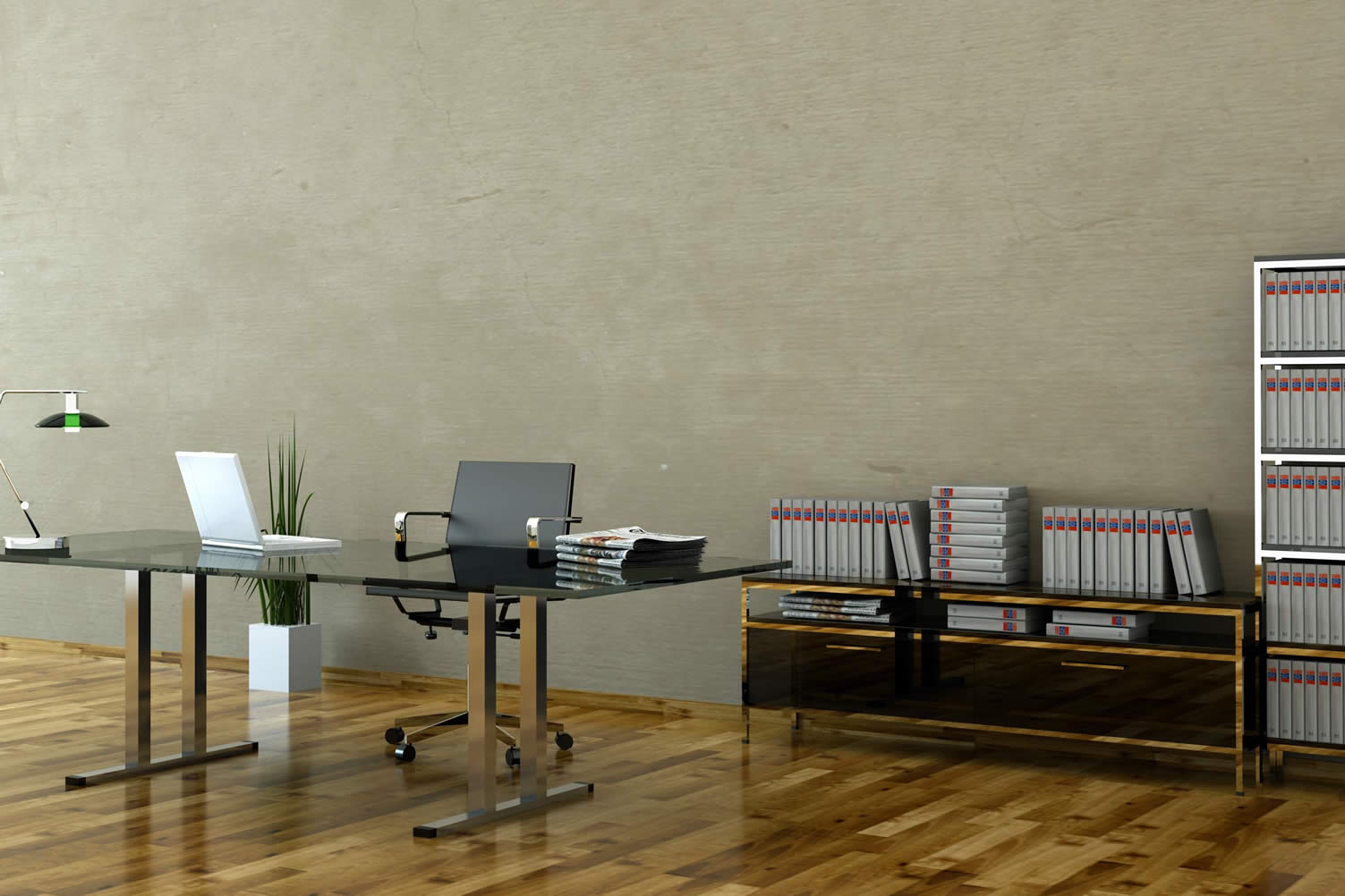 basement home office