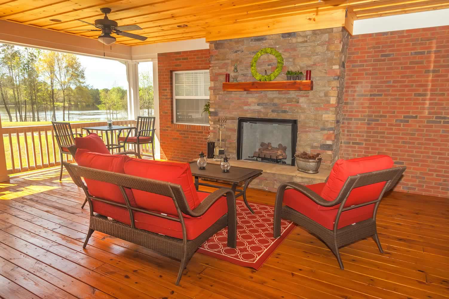 covered deck patio