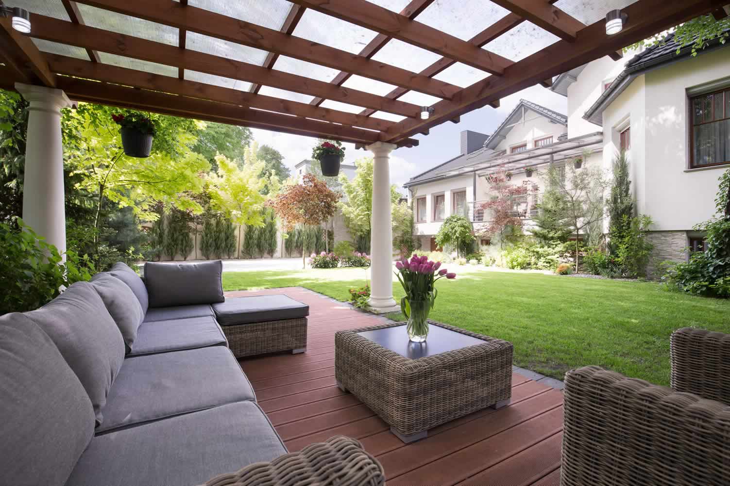 covered deck patio