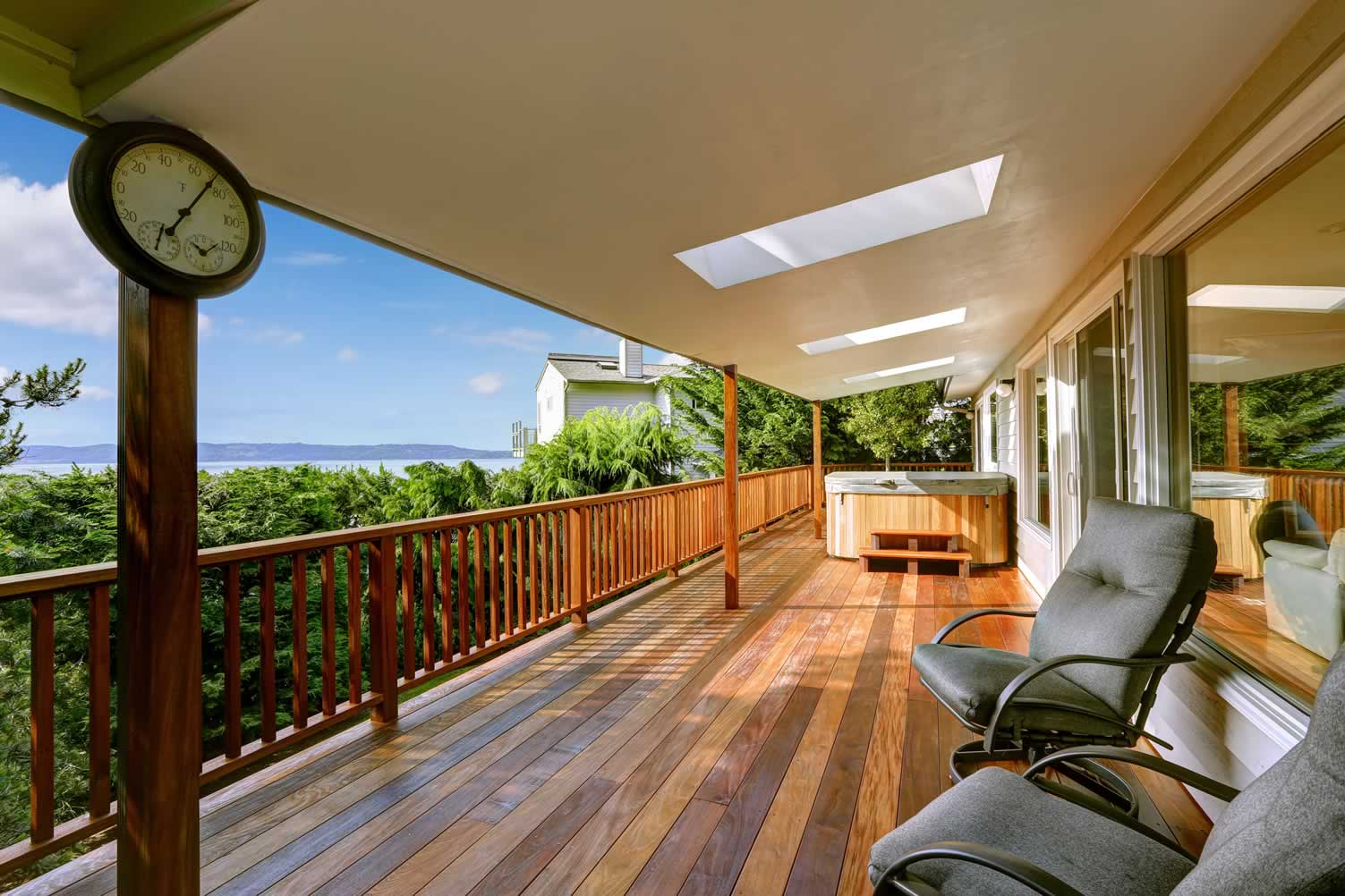 covered deck patio