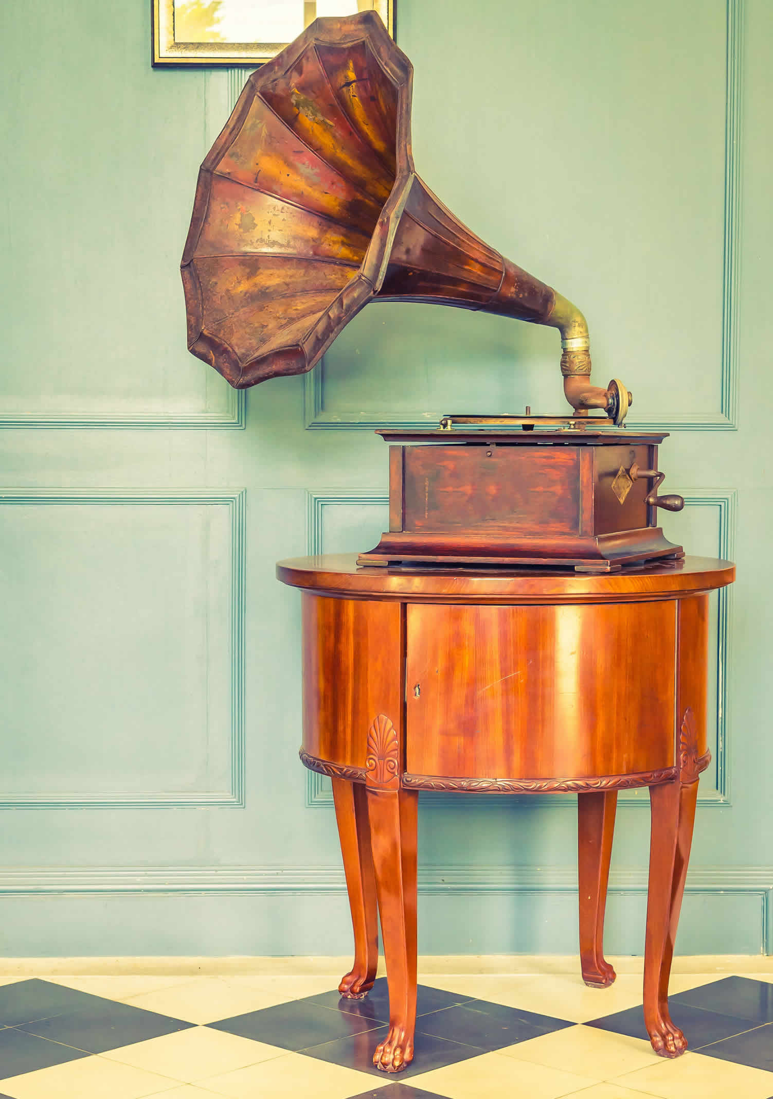 vintage gramophone