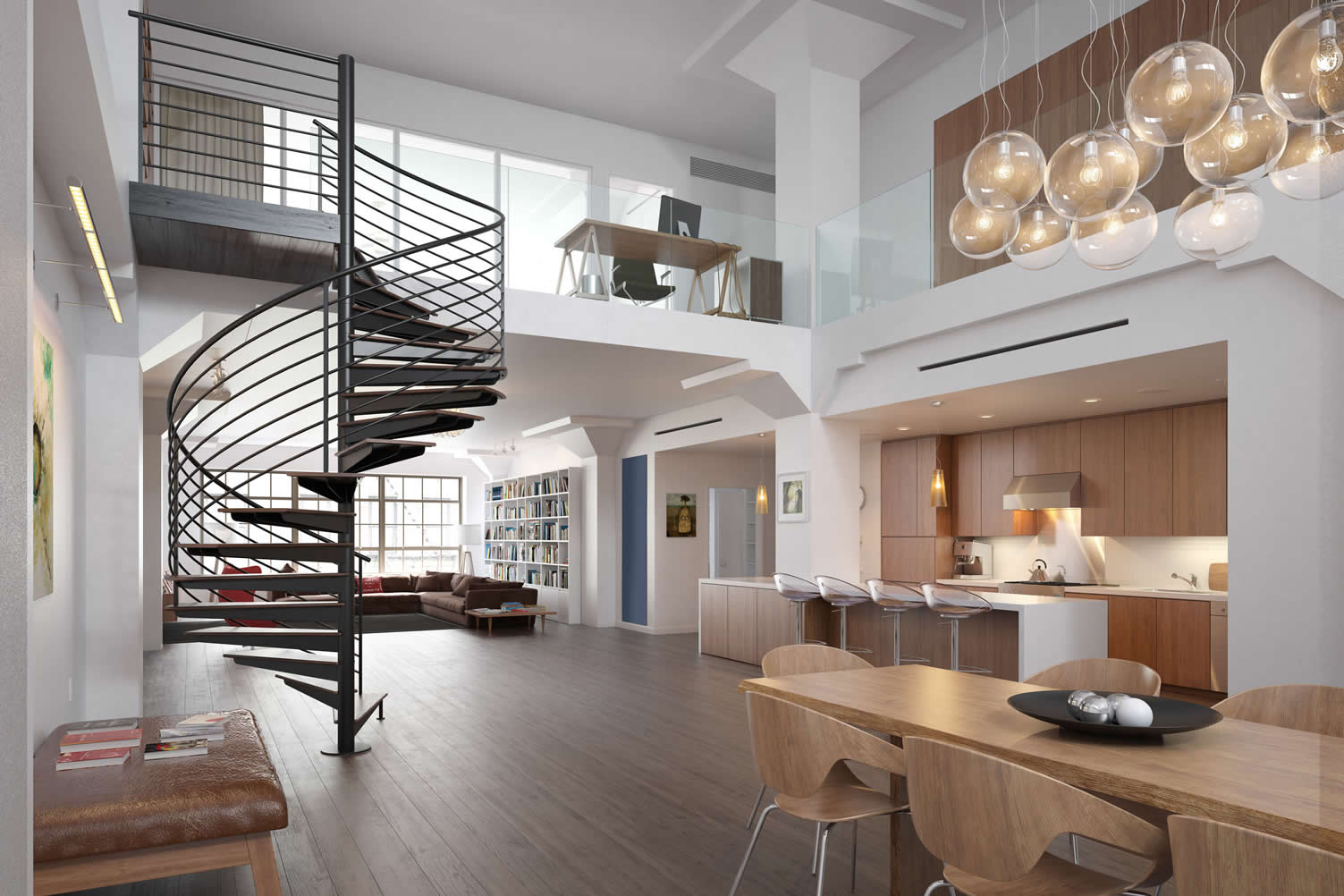 spiral staircase
