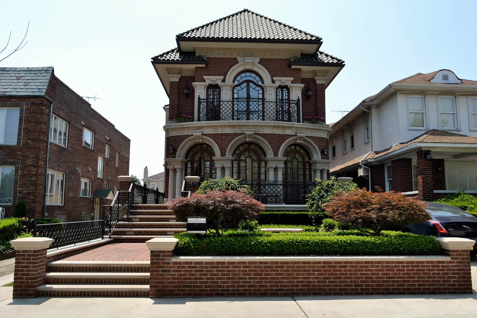 brick walkway