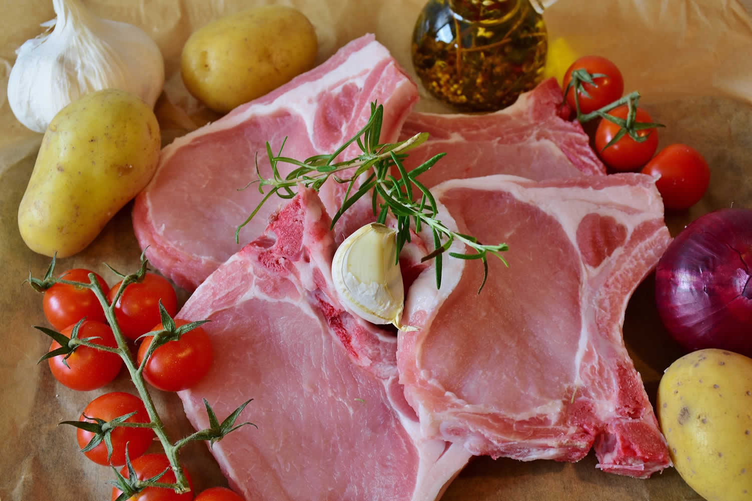 cooking pork