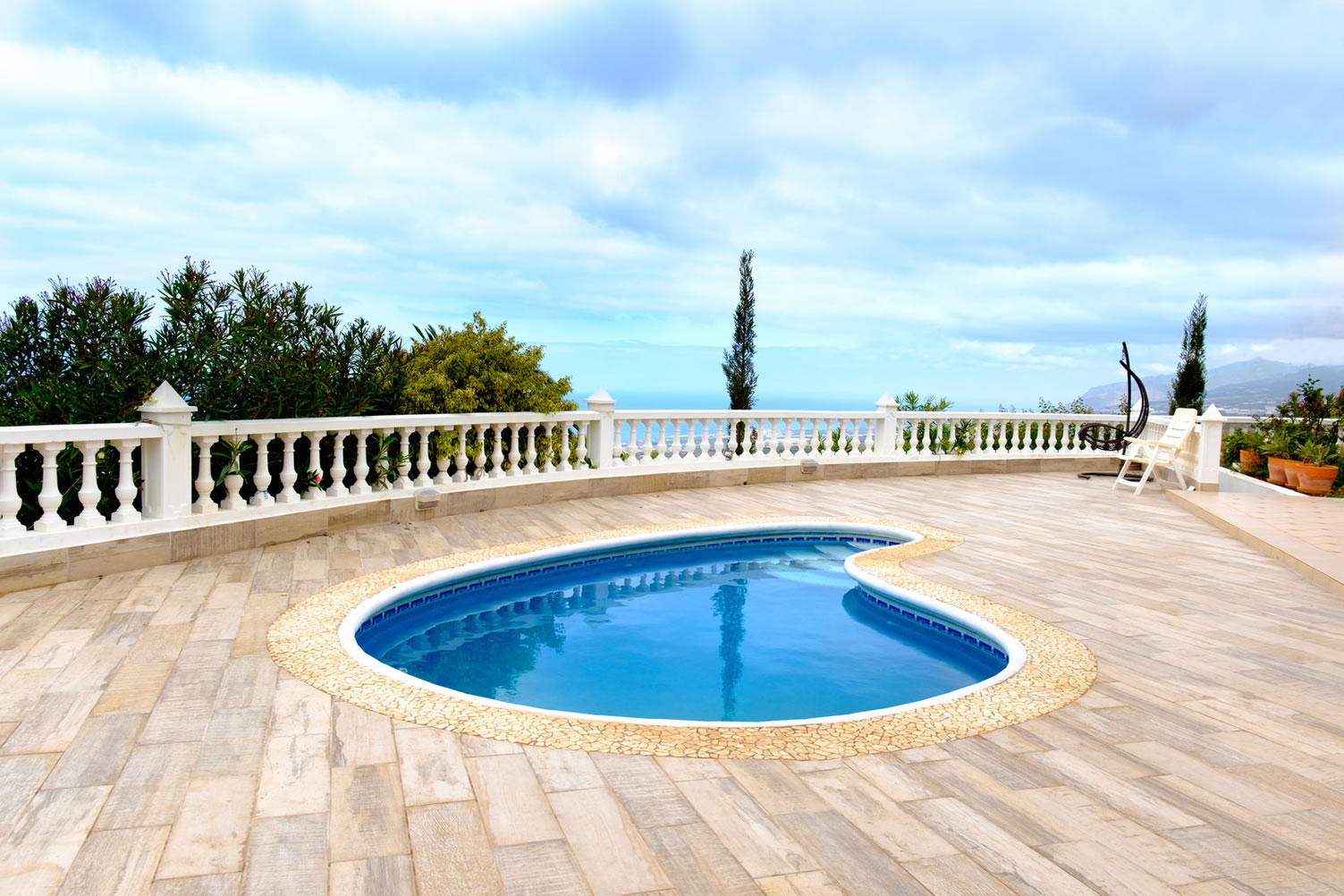 small swimming pool
