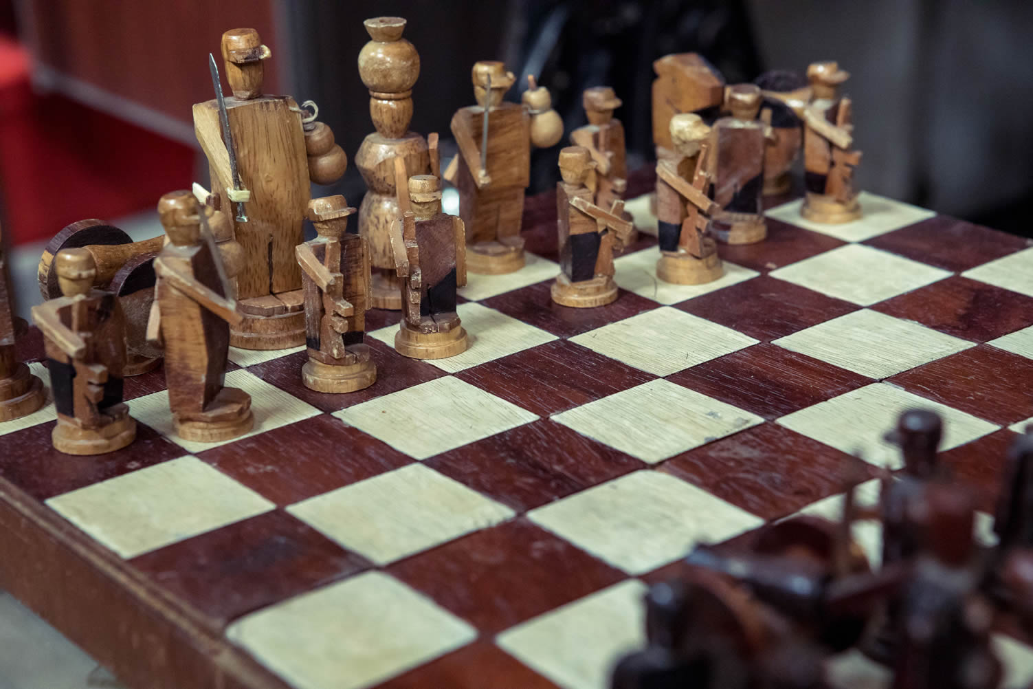 antique chess set