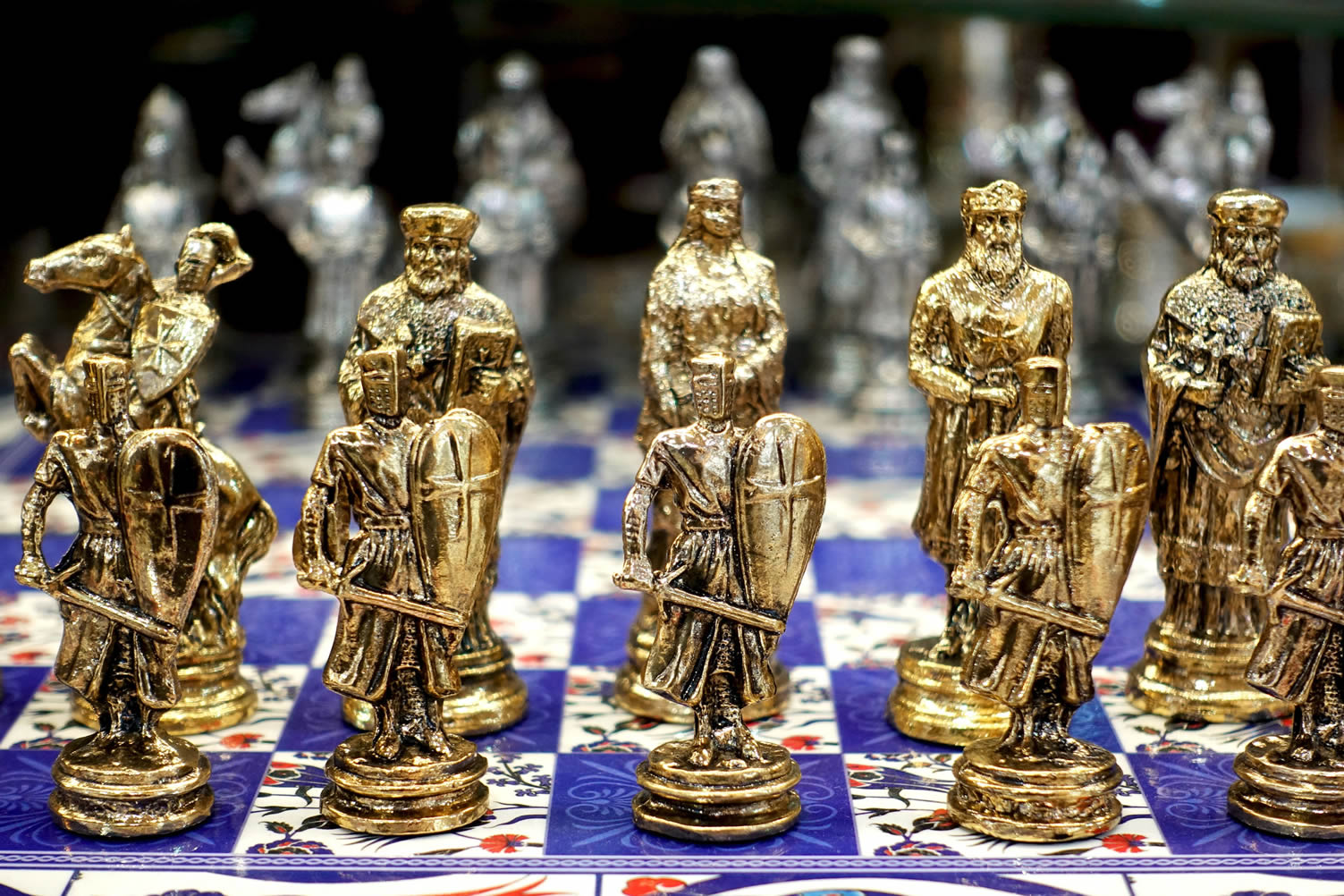 gold chess set