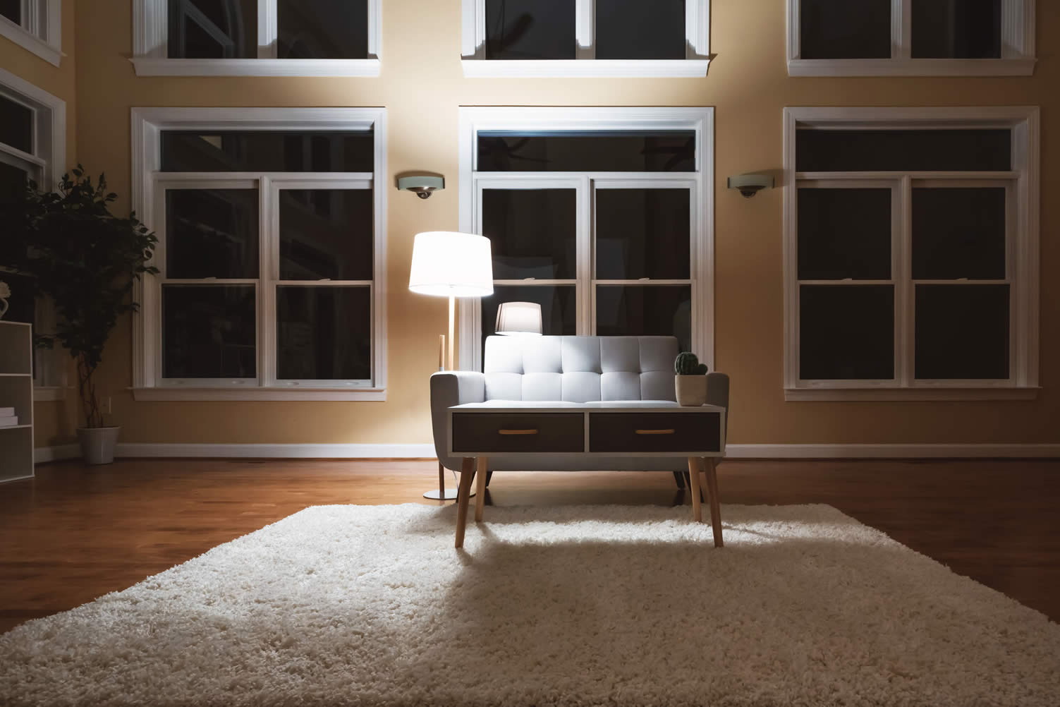 comfortable loveseat