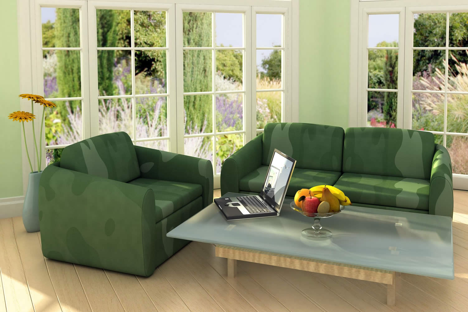 comfortable loveseat