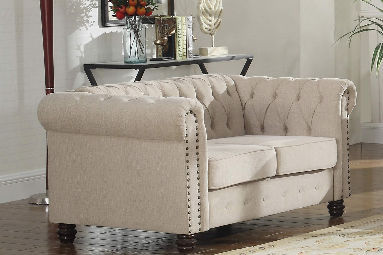 comfortable loveseat