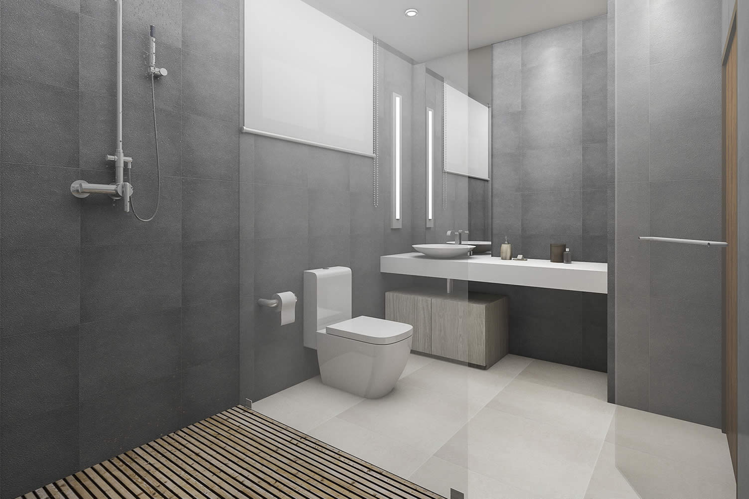 bathroom flooring type