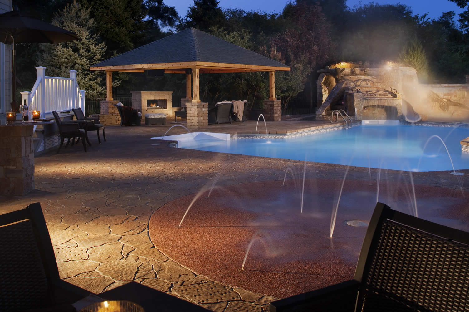 outdoor living space
