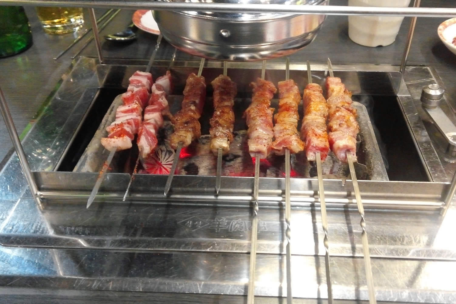 enjoying lamb