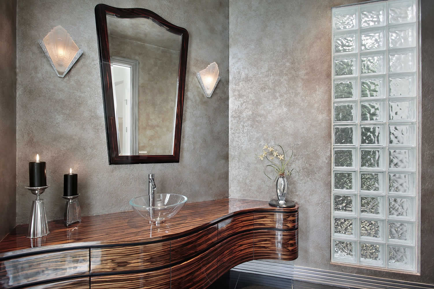 powder bathroom luxurious