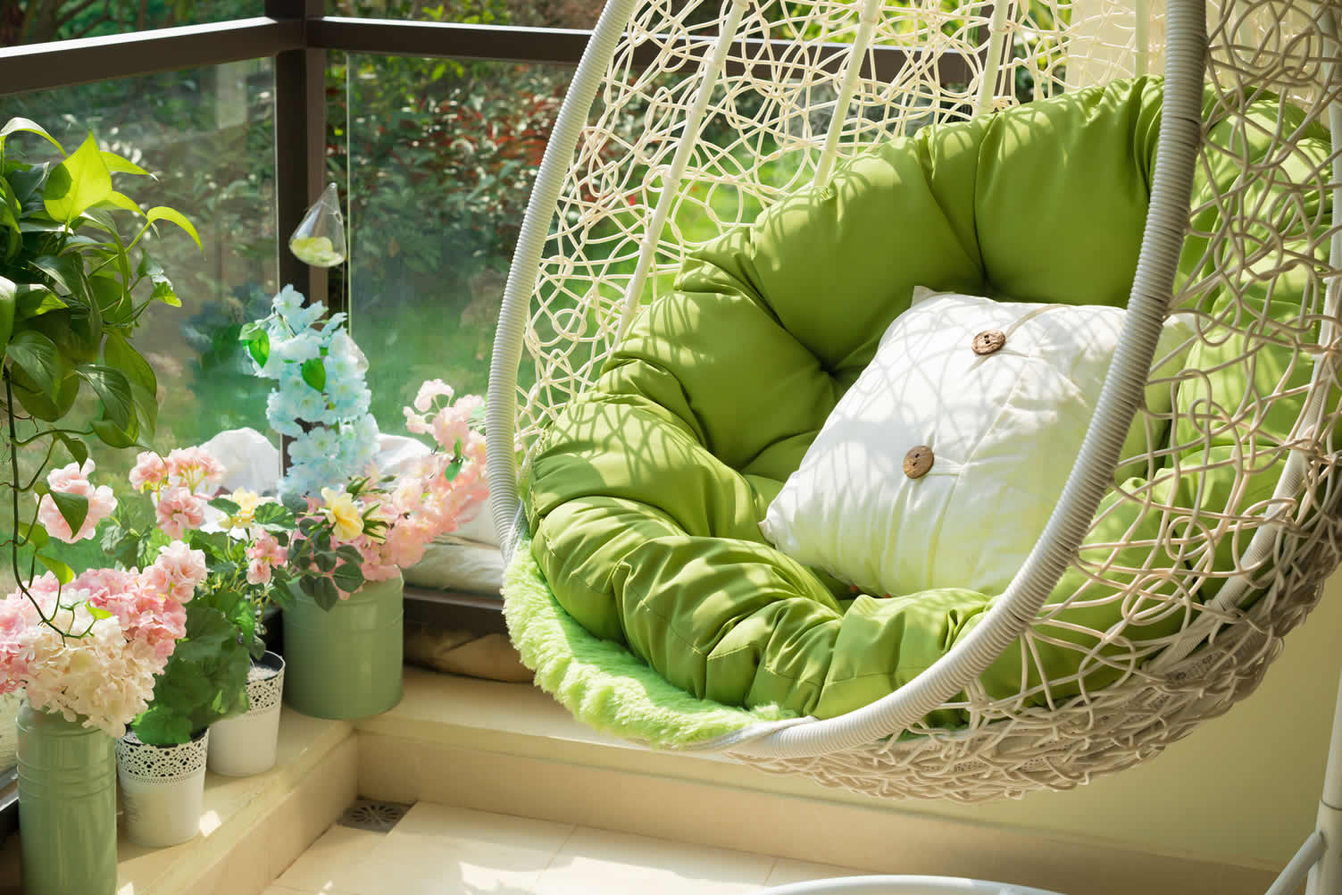 garden swing chair