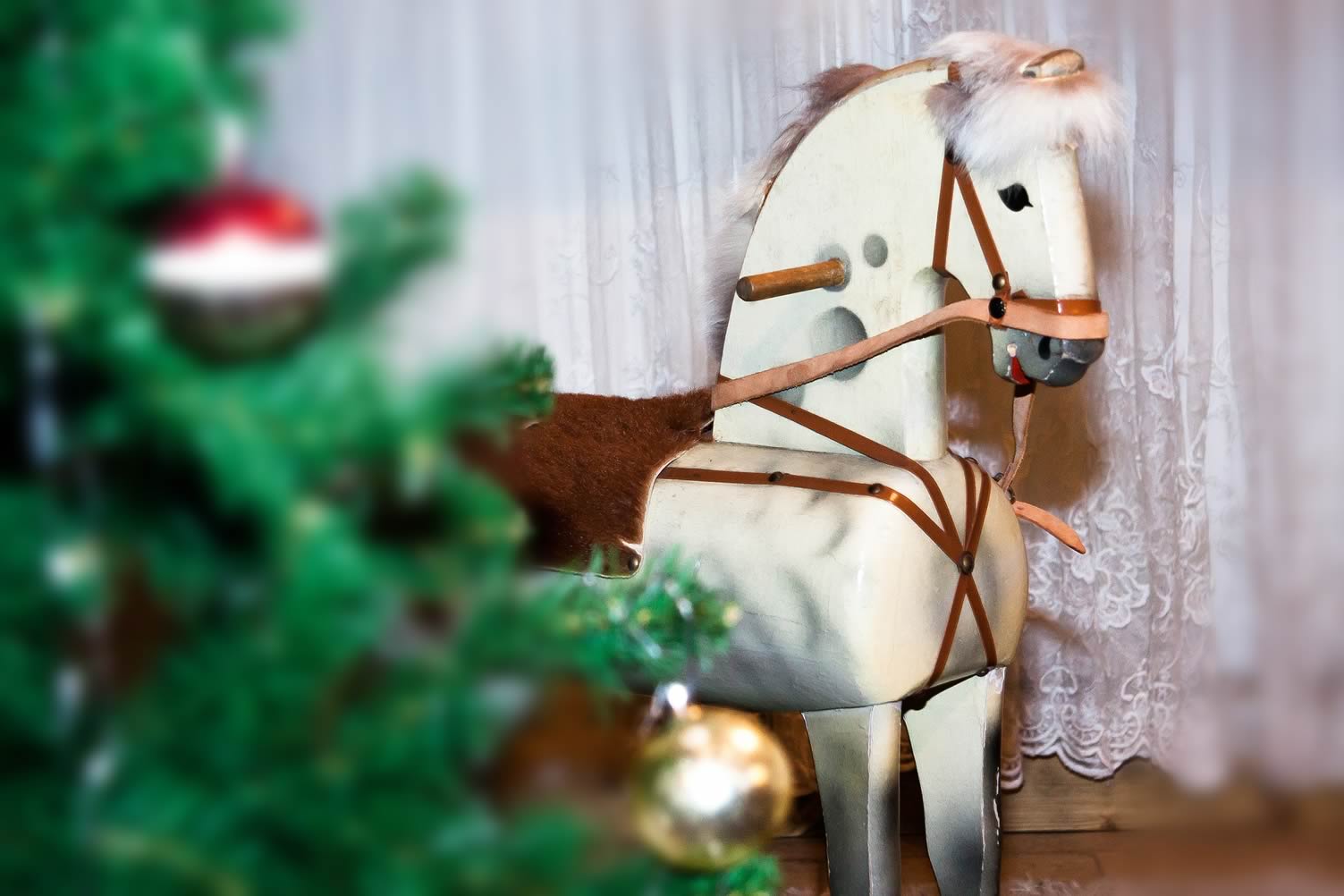 vintage rocking horse