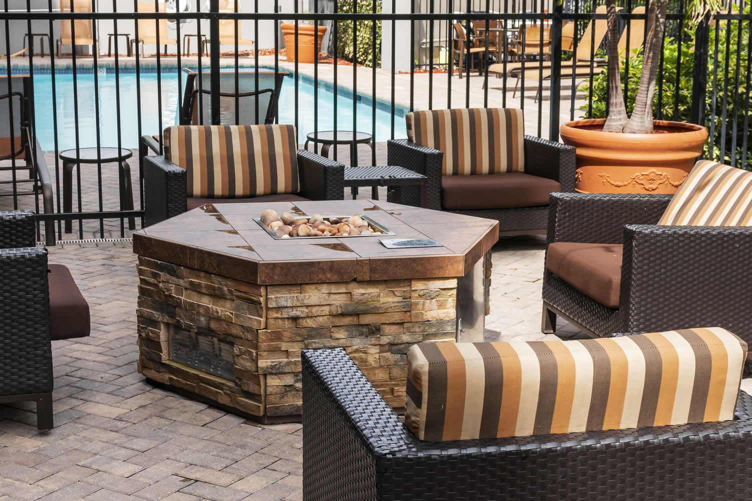 backyard firepit