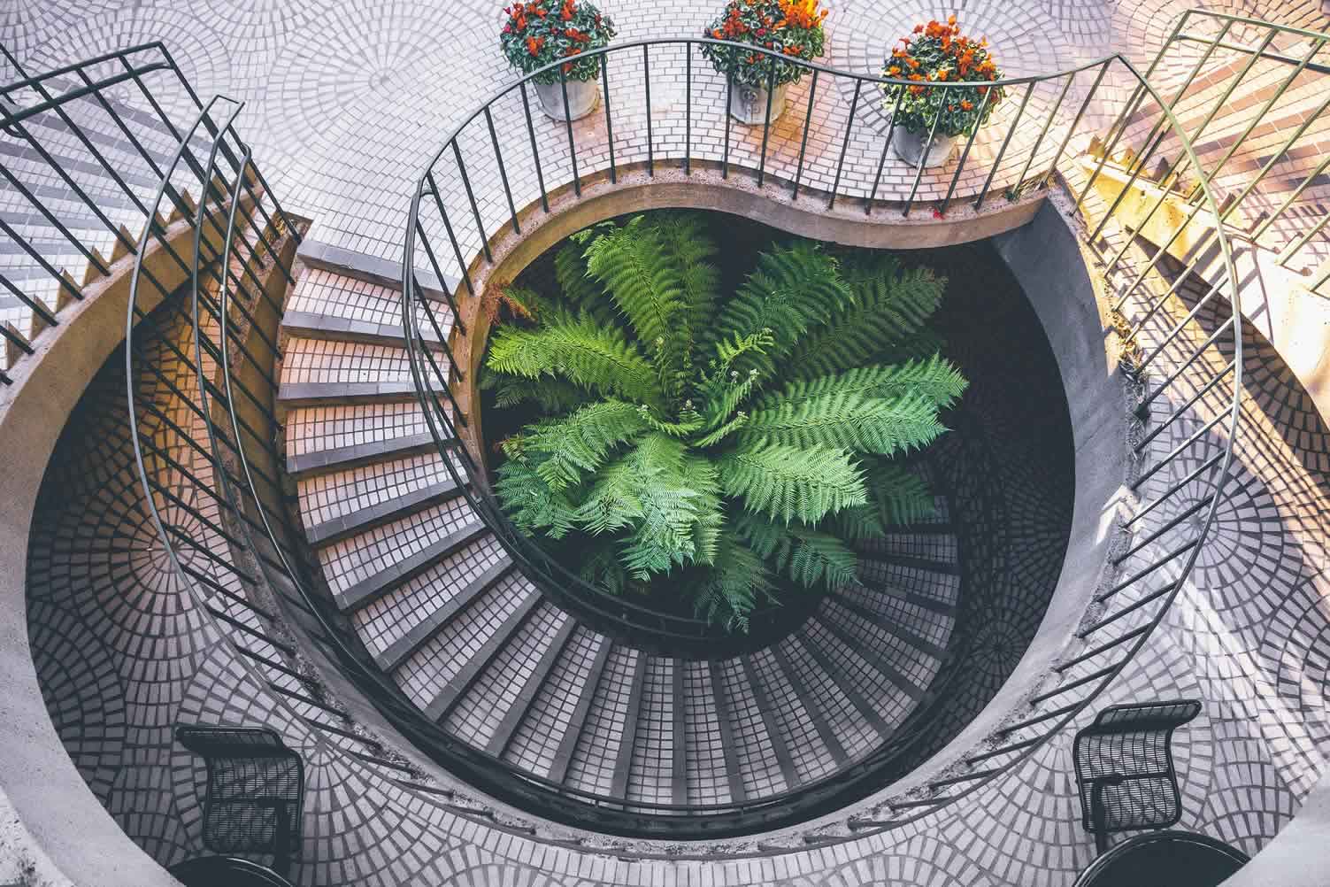 spiral staircase
