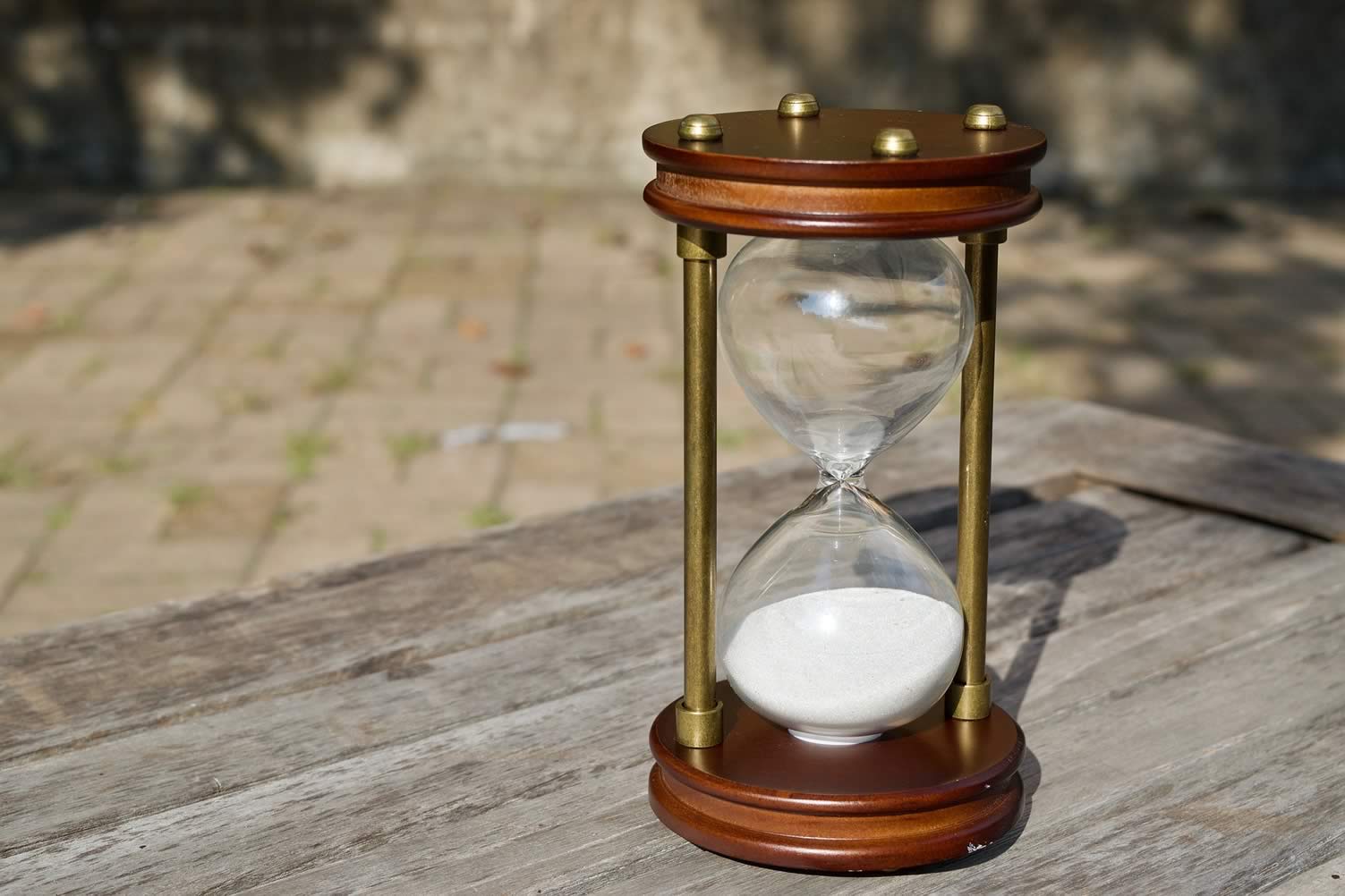 vintage hourglass
