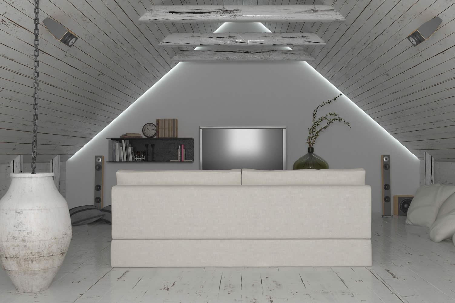 small home theater room