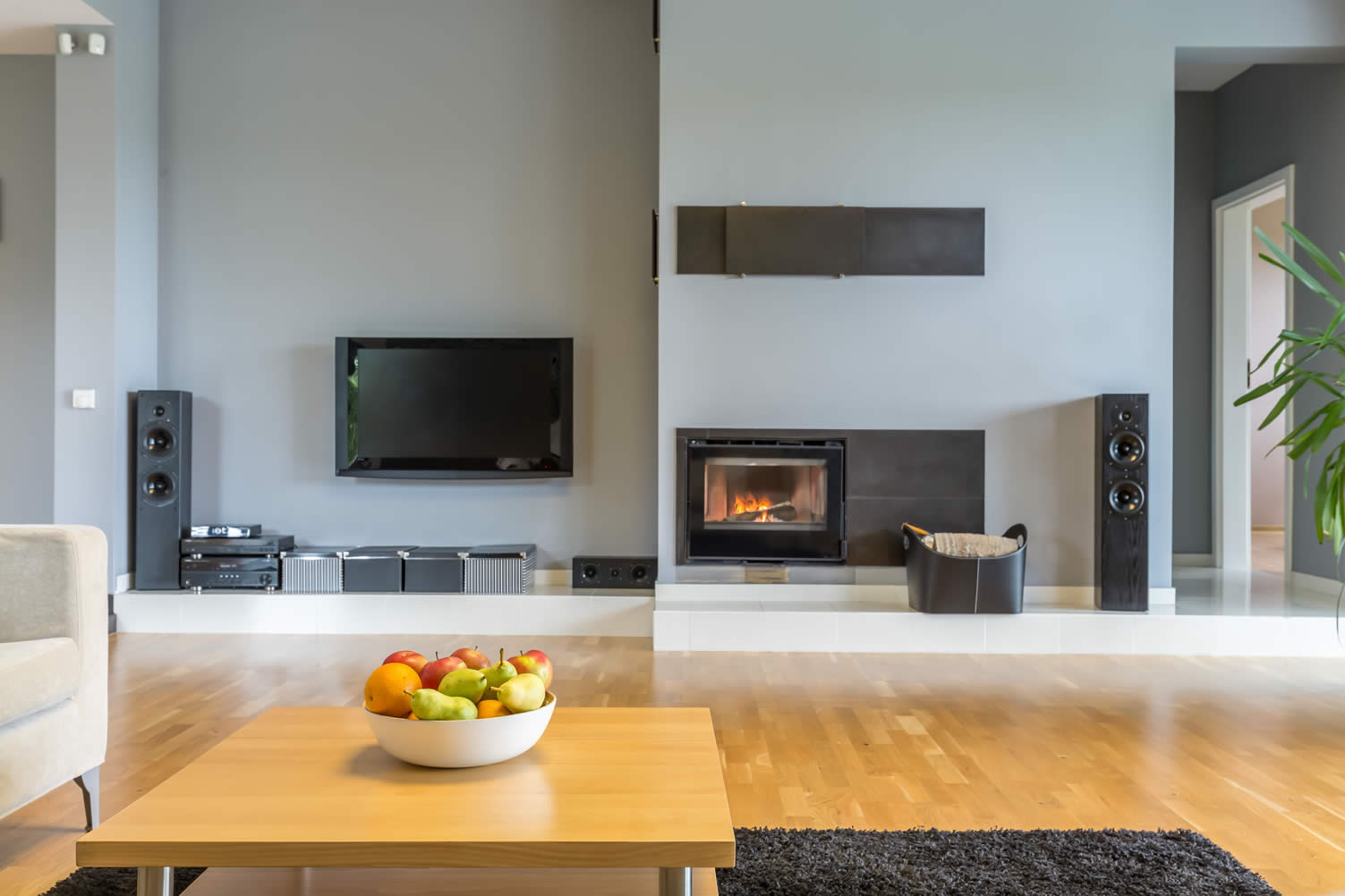 small home theater room