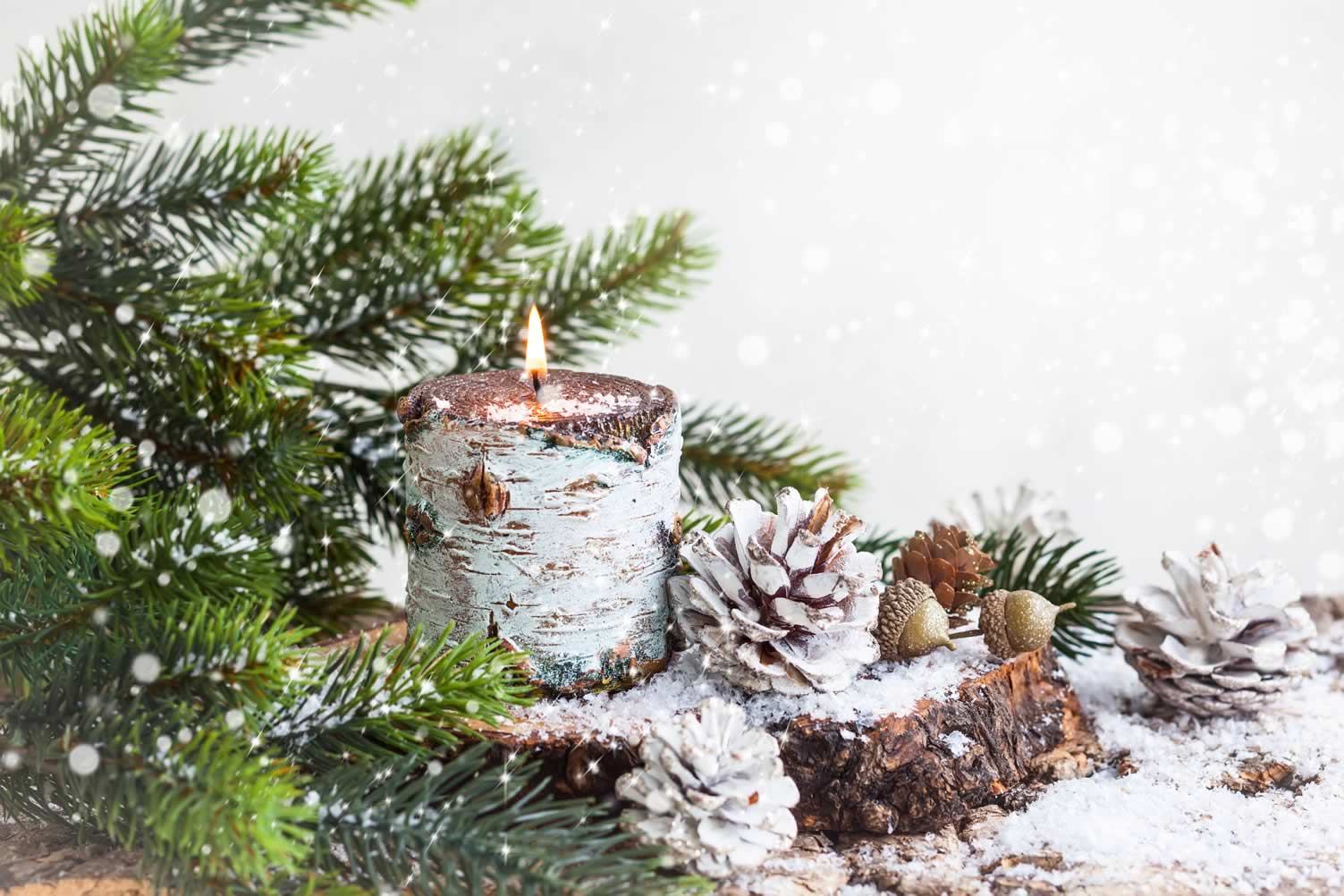 Christmas Tree Candle