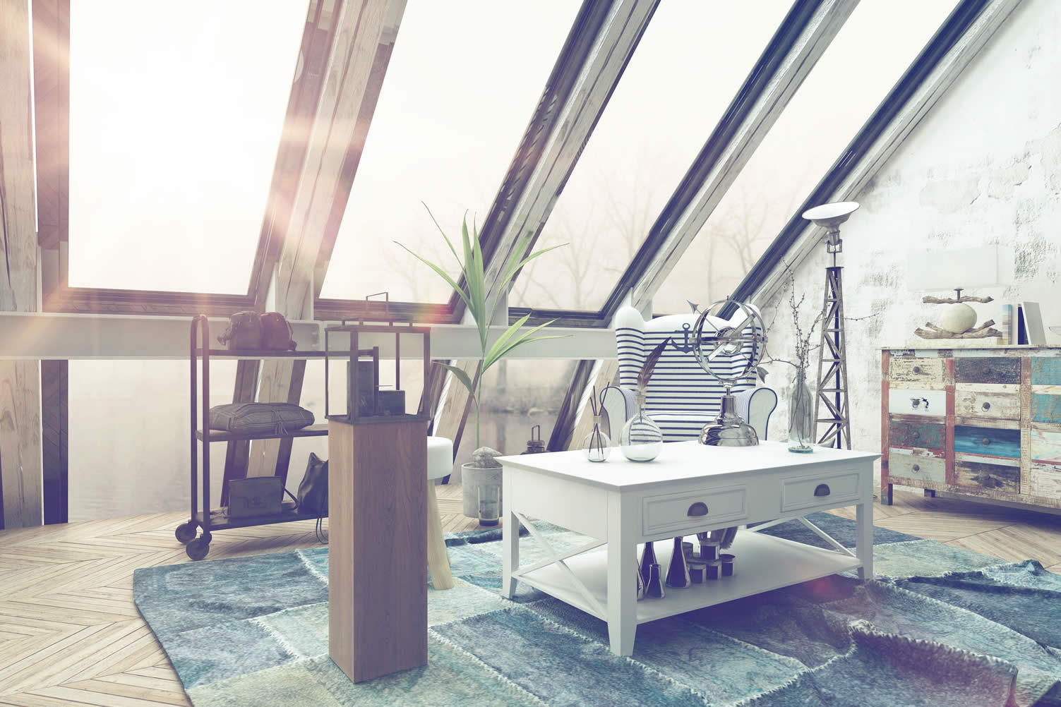 attic home office