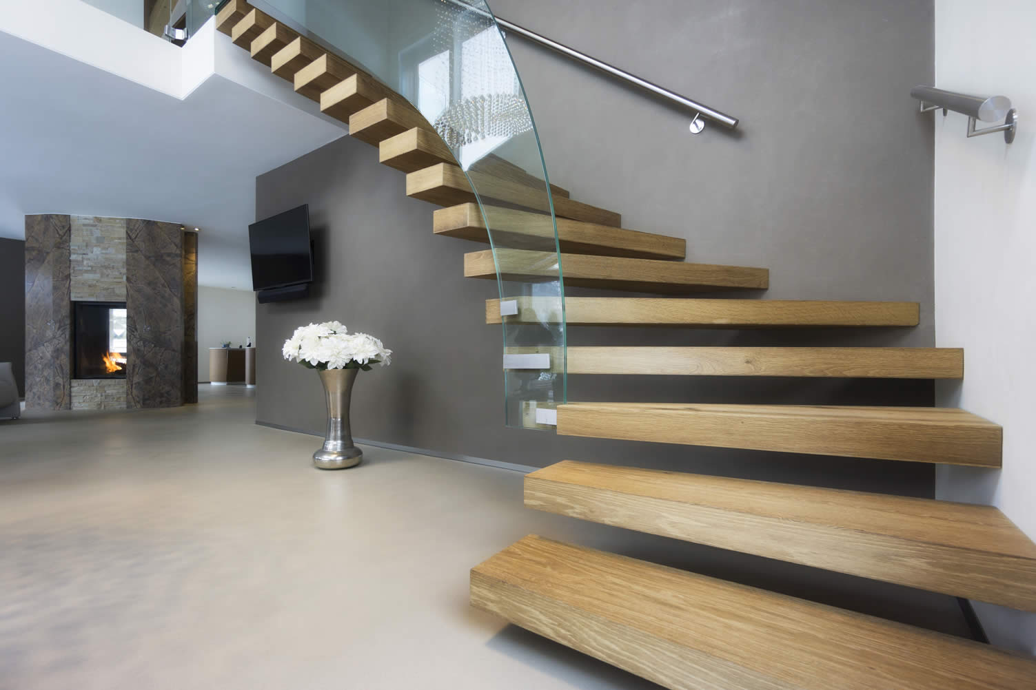 modern stairway