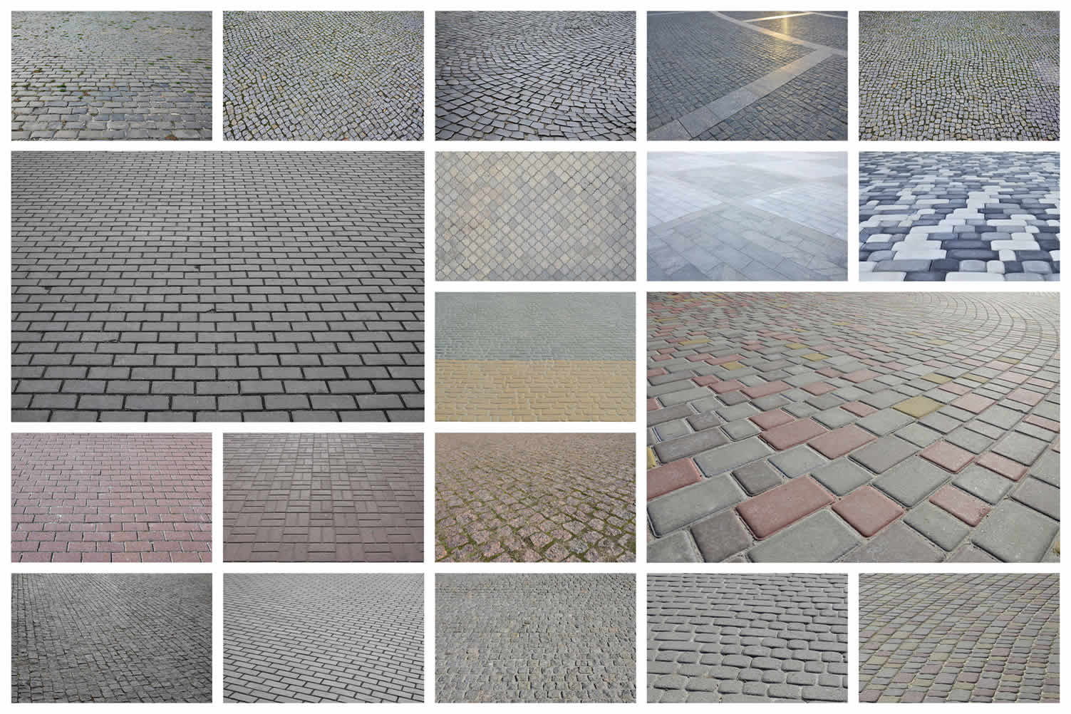 stone paver driveway