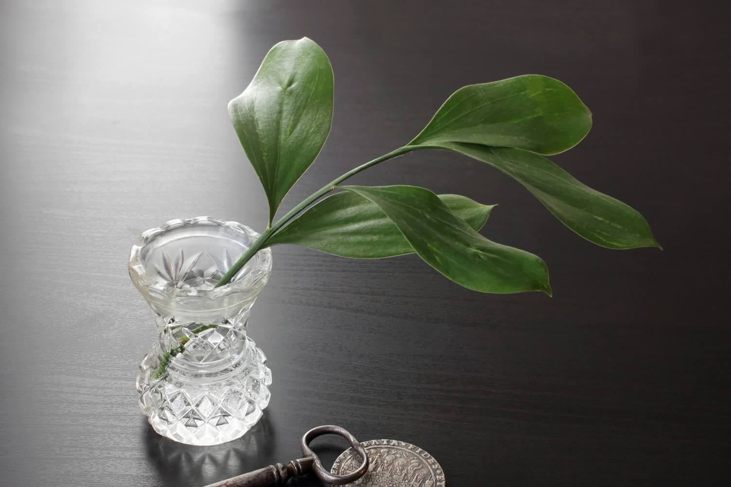 crystal vase